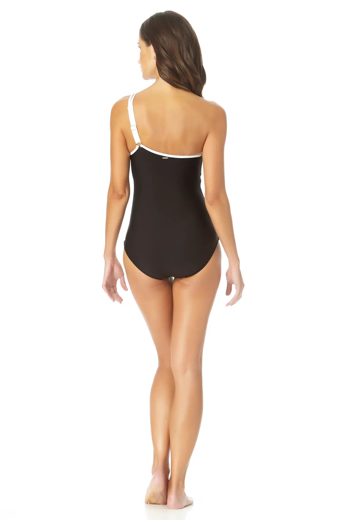 Anne Cole - Assymetrical Mesh One Piece Swimsuit sold by Anne Cole product image thumbnail 4