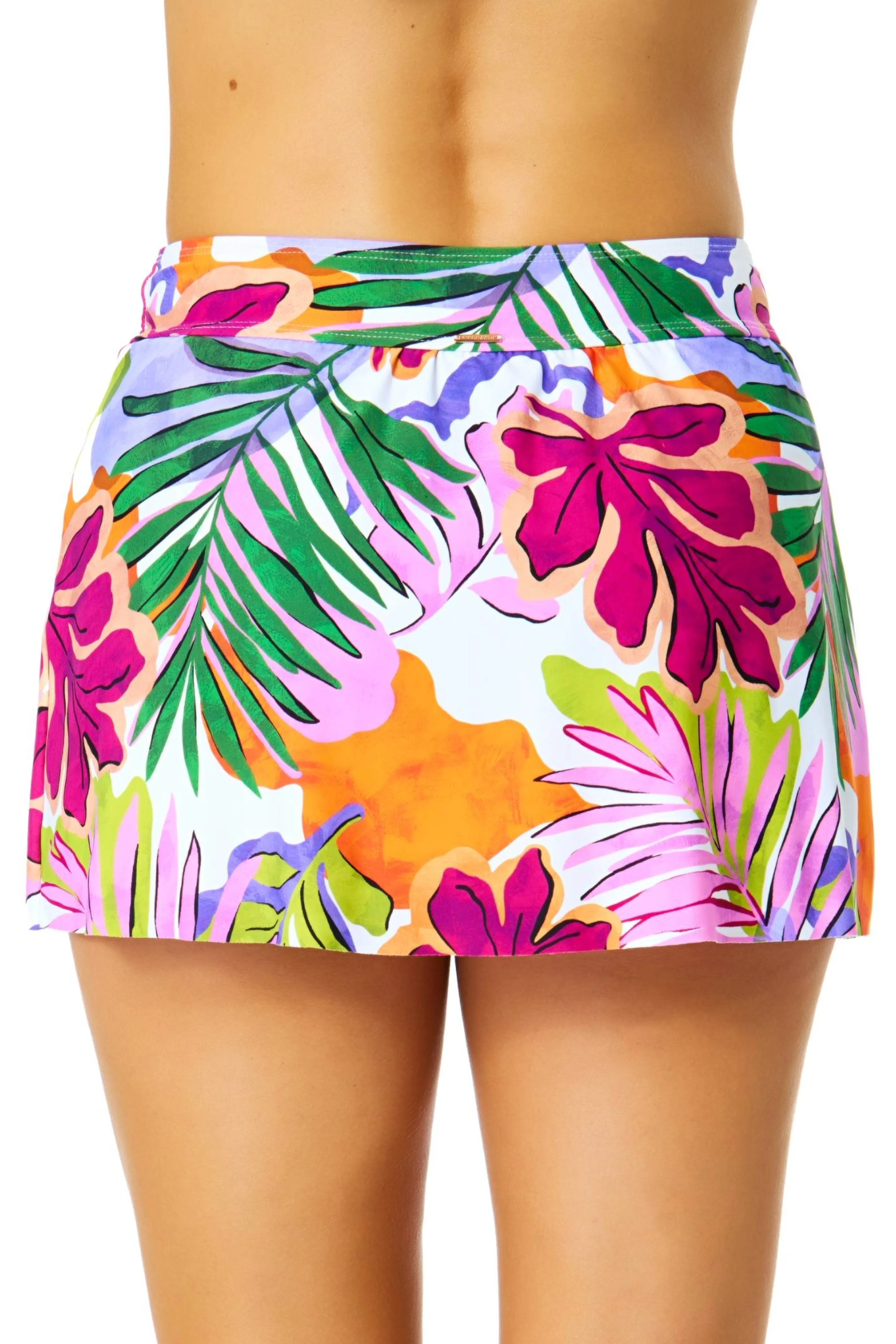 Women's Mod Tropical Drape Front Mid Rise Swim Skirt Bottom sold by Anne Cole product image thumbnail 2