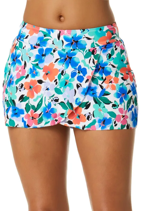 Women's Fiore Drape Front Mid Rise Swim Skirt Bottom sold by Anne Cole