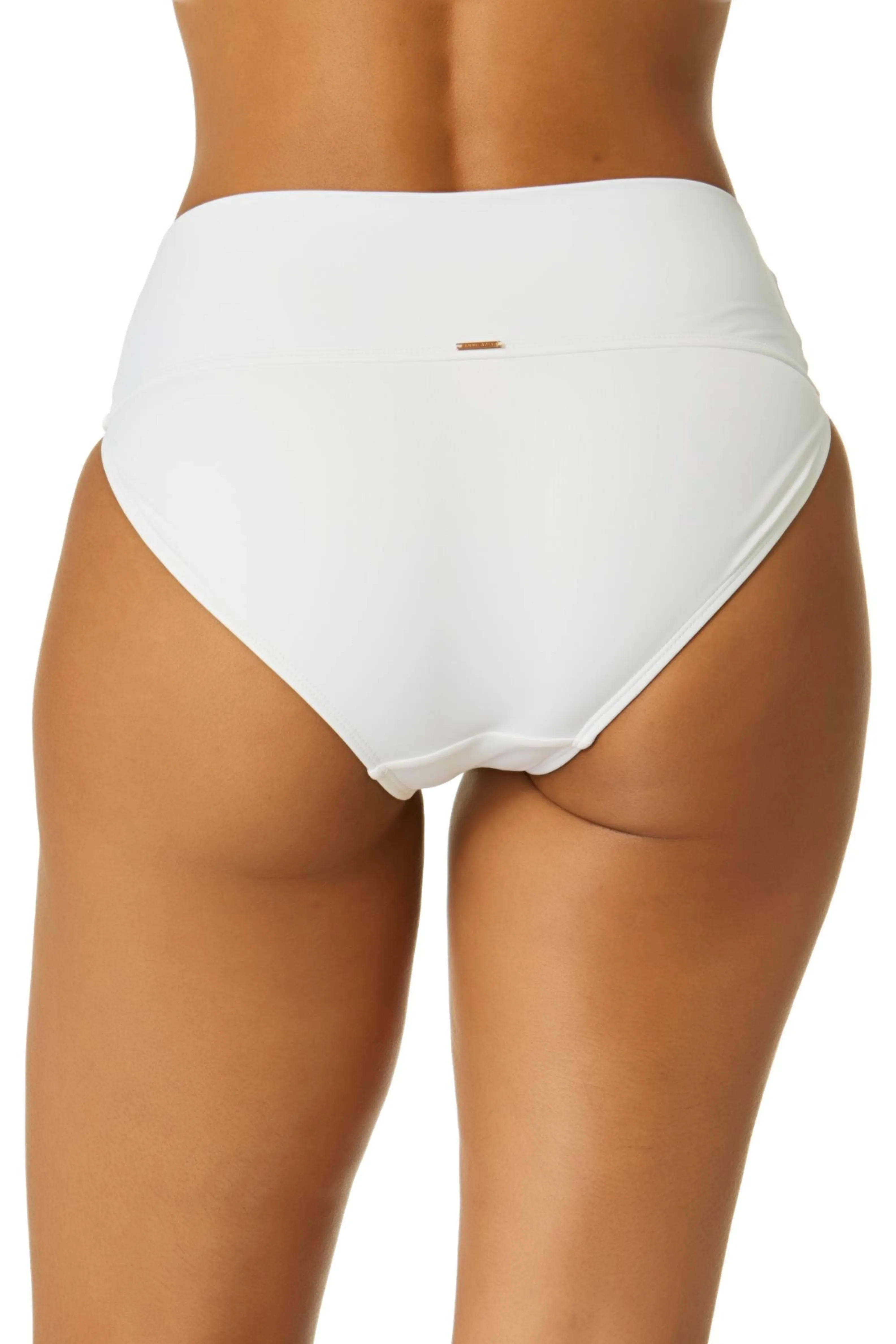 Women's Live In Color White Soft Band High Waist Swim Bottom sold by Anne Cole product image thumbnail 2