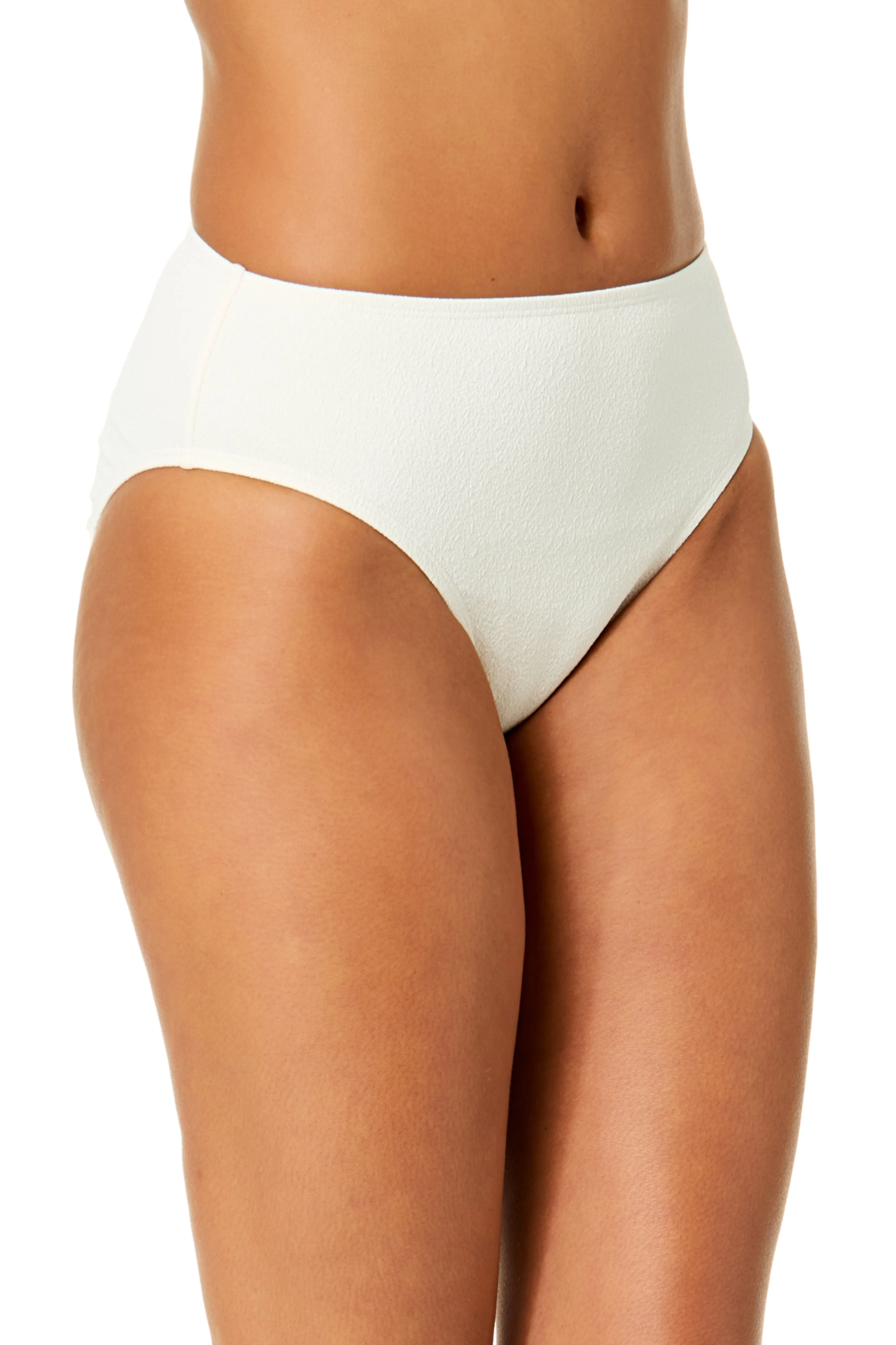Women's Peruvian Crepe Light Ecru Clean Midrise Swim Bottom sold by Anne Cole product image thumbnail 3