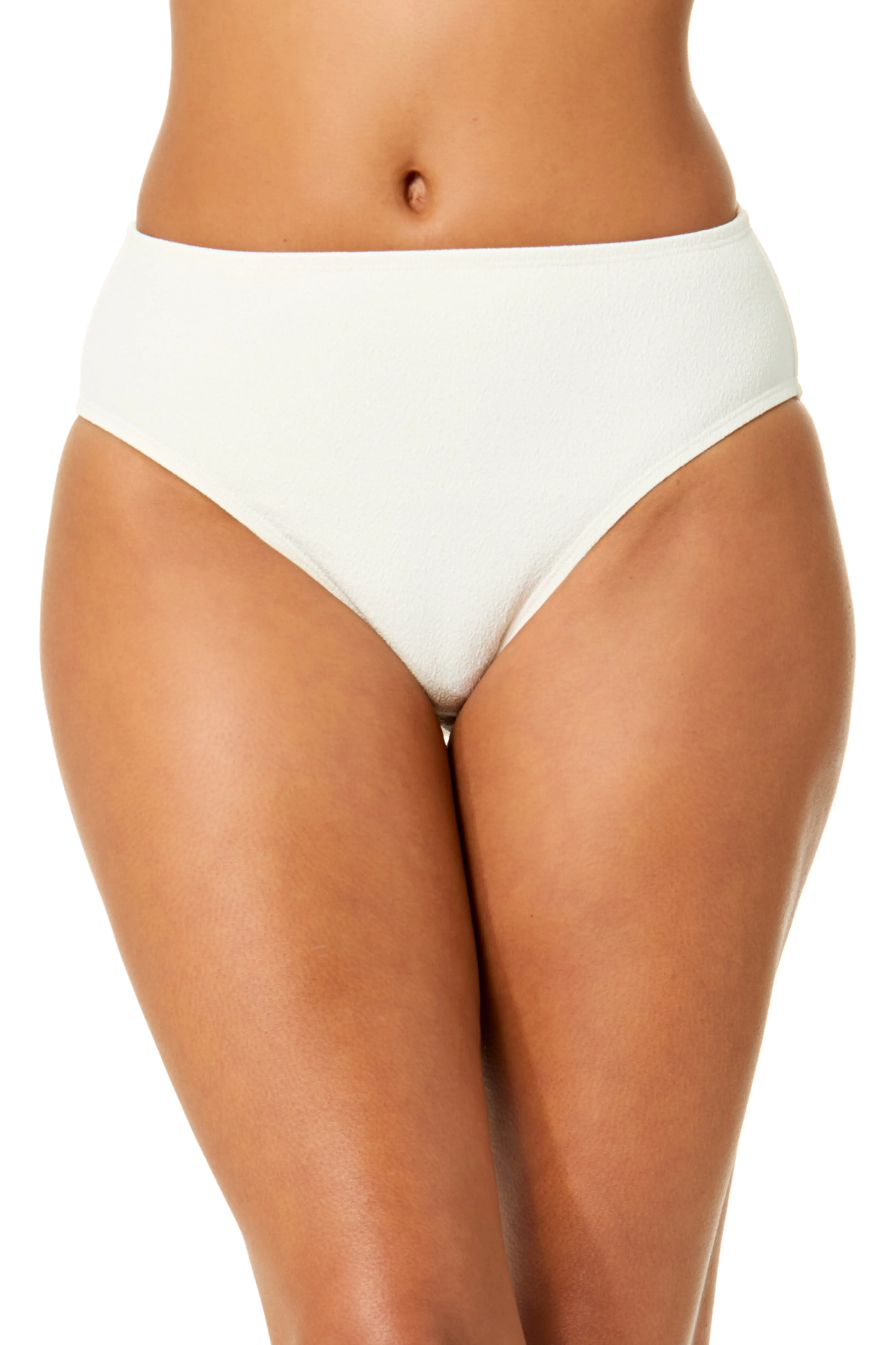 Women's Peruvian Crepe Light Ecru Clean Midrise Swim Bottom sold by Anne Cole