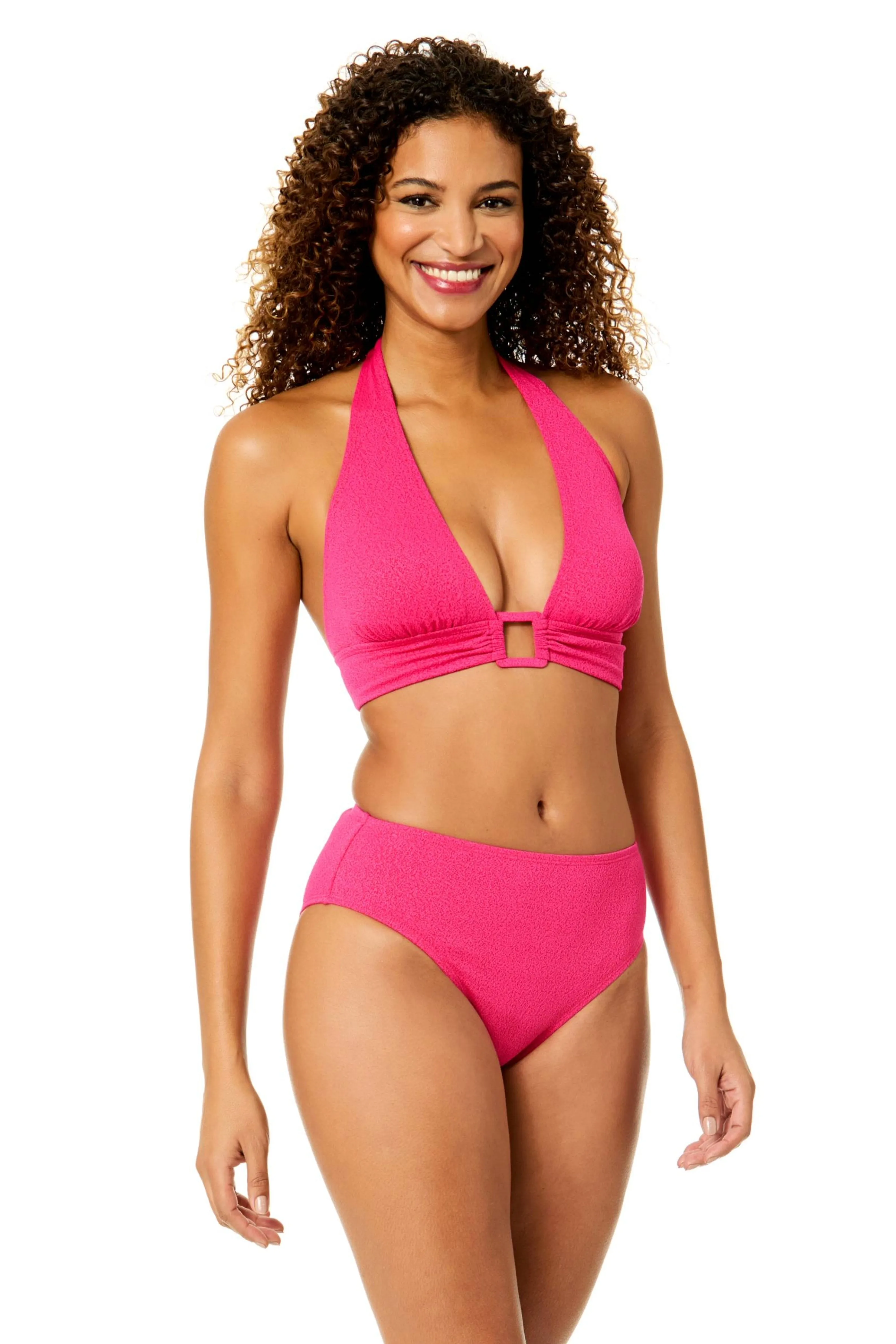 Women's Peruvian Crepe Orchid Tie Back Halter Bikini Swim Top sold by Anne Cole product image thumbnail 4