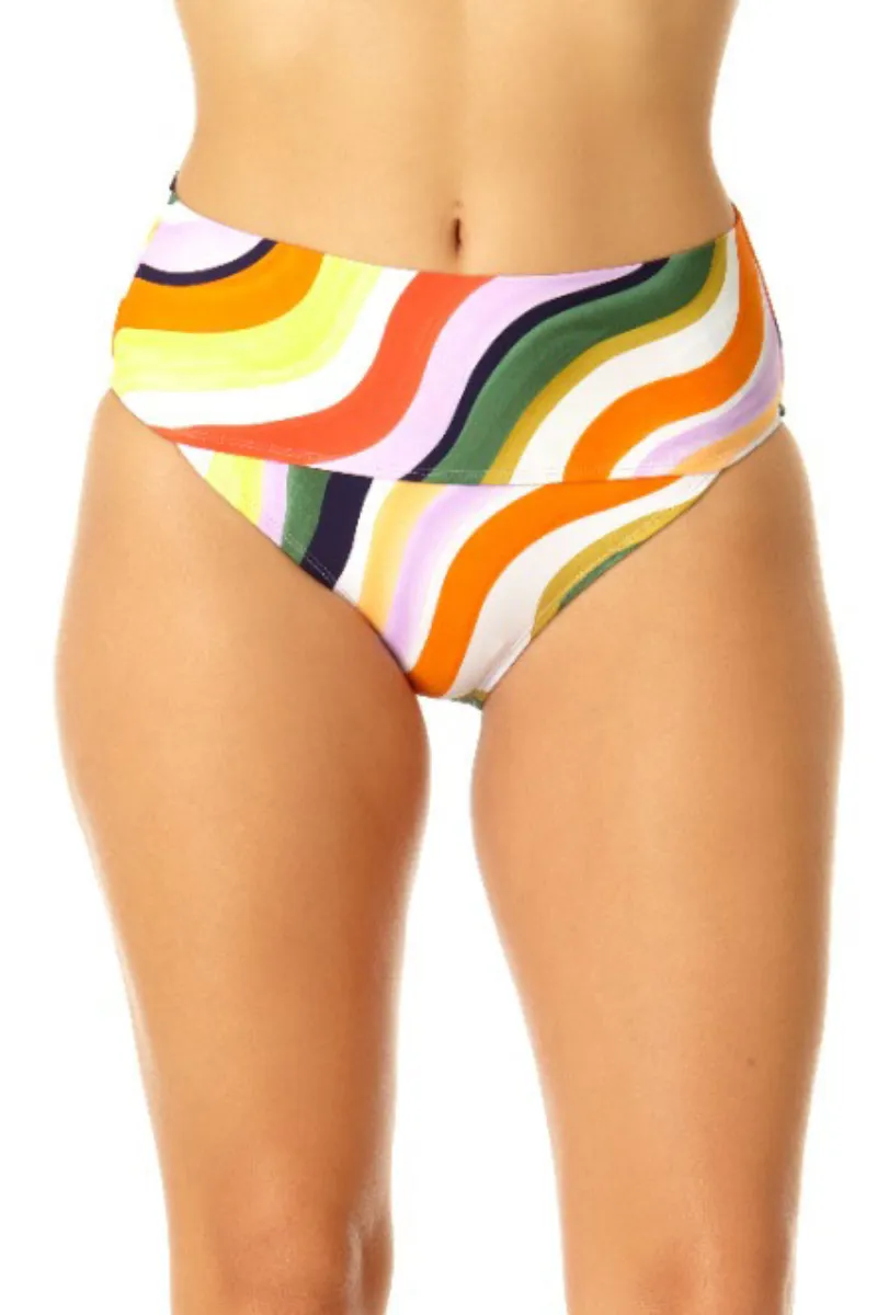 Anne Cole - Women's Banded Mid Rise Bikini Swim Bottom sold by Anne Cole