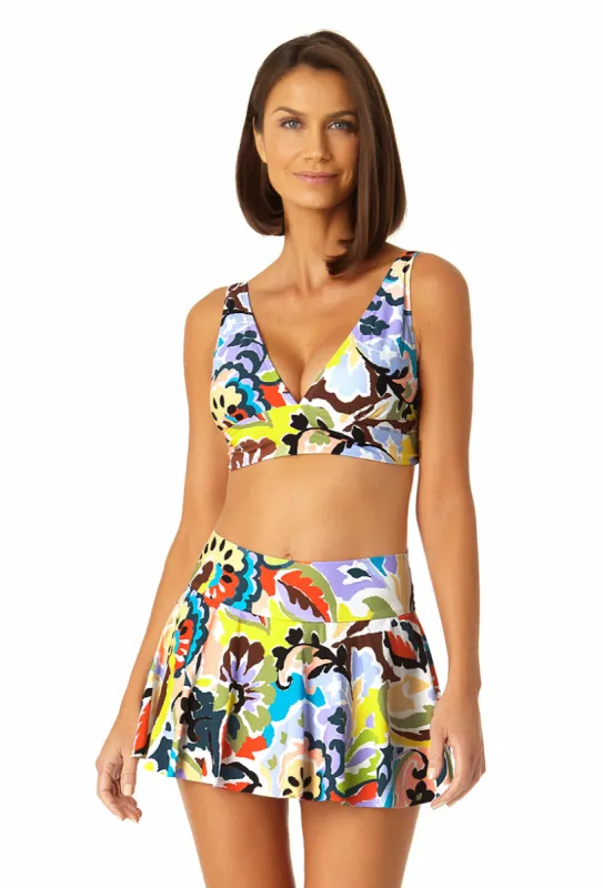 Anne Cole - Women's Soft Band Shirred Bralette Bikini Top sold by Anne Cole