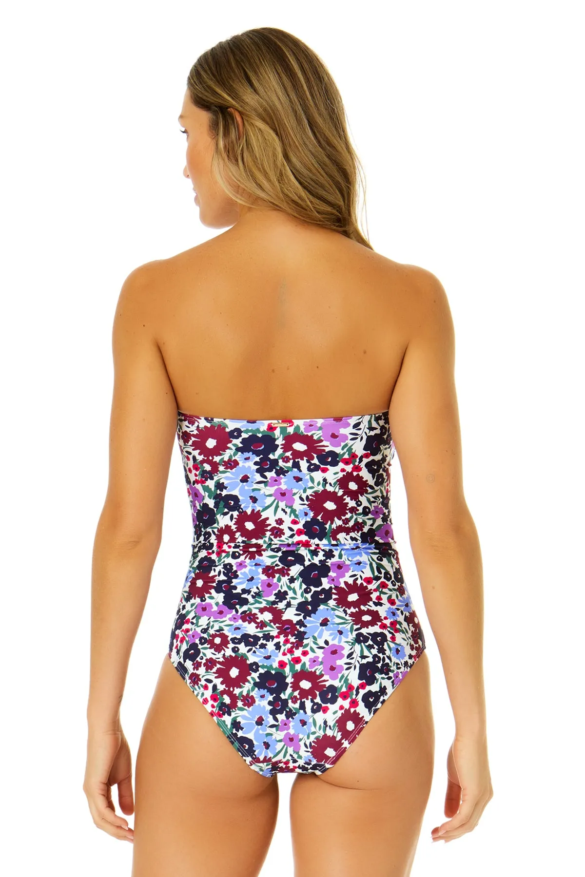 Women's Meadow Bouquet Twist Front Shirred One Piece Swimsuit sold by Anne Cole product image thumbnail 2