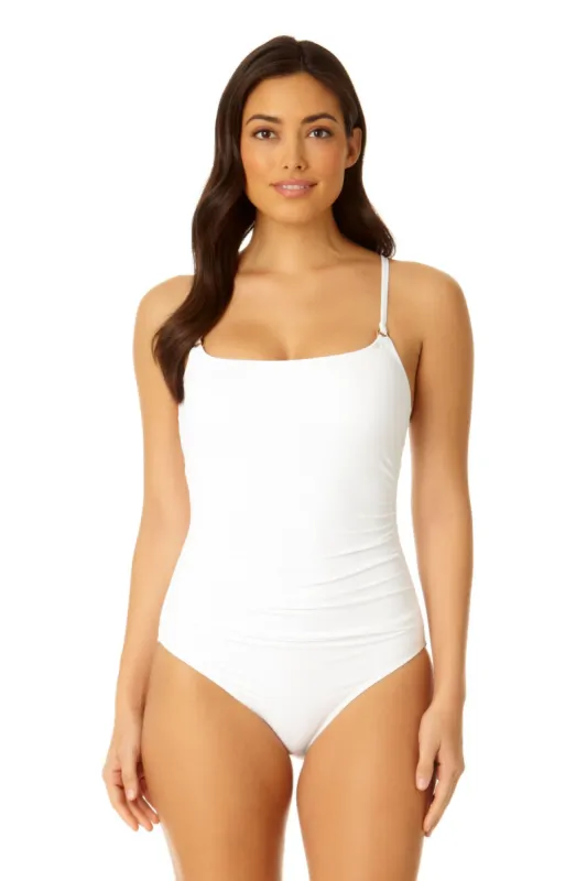 Women's Live in Color Shirred Lingerie Maillot One Piece sold by Anne Cole