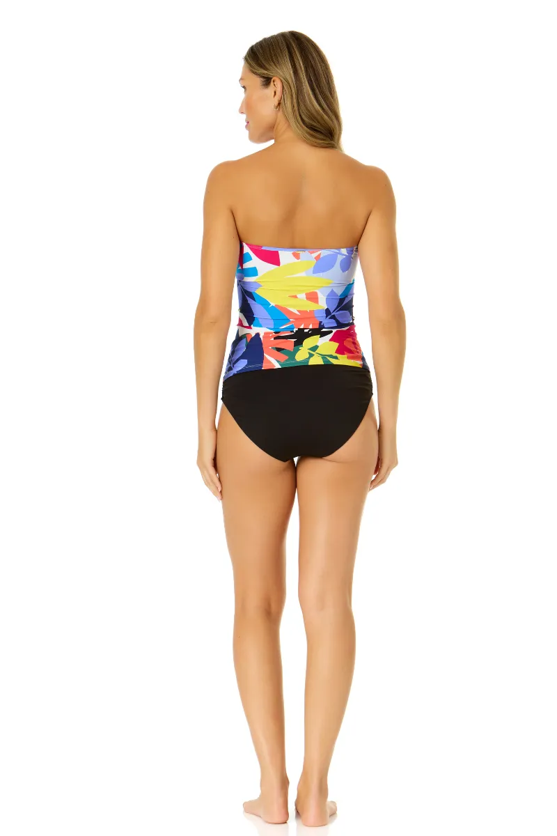 Women's Tropic Stamp Twist Front Bandeaukini Swim Top sold by Anne Cole product image thumbnail 5