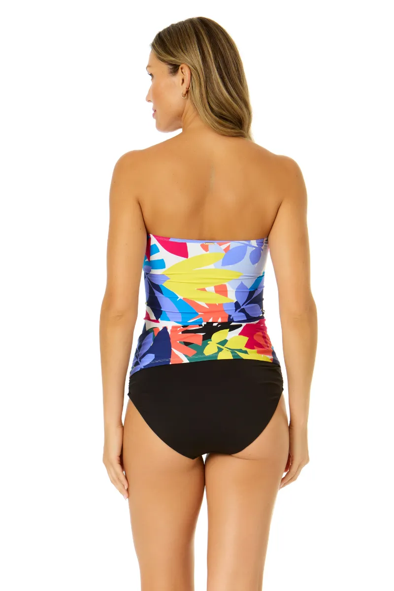 Women's Tropic Stamp Twist Front Bandeaukini Swim Top sold by Anne Cole product image thumbnail 2