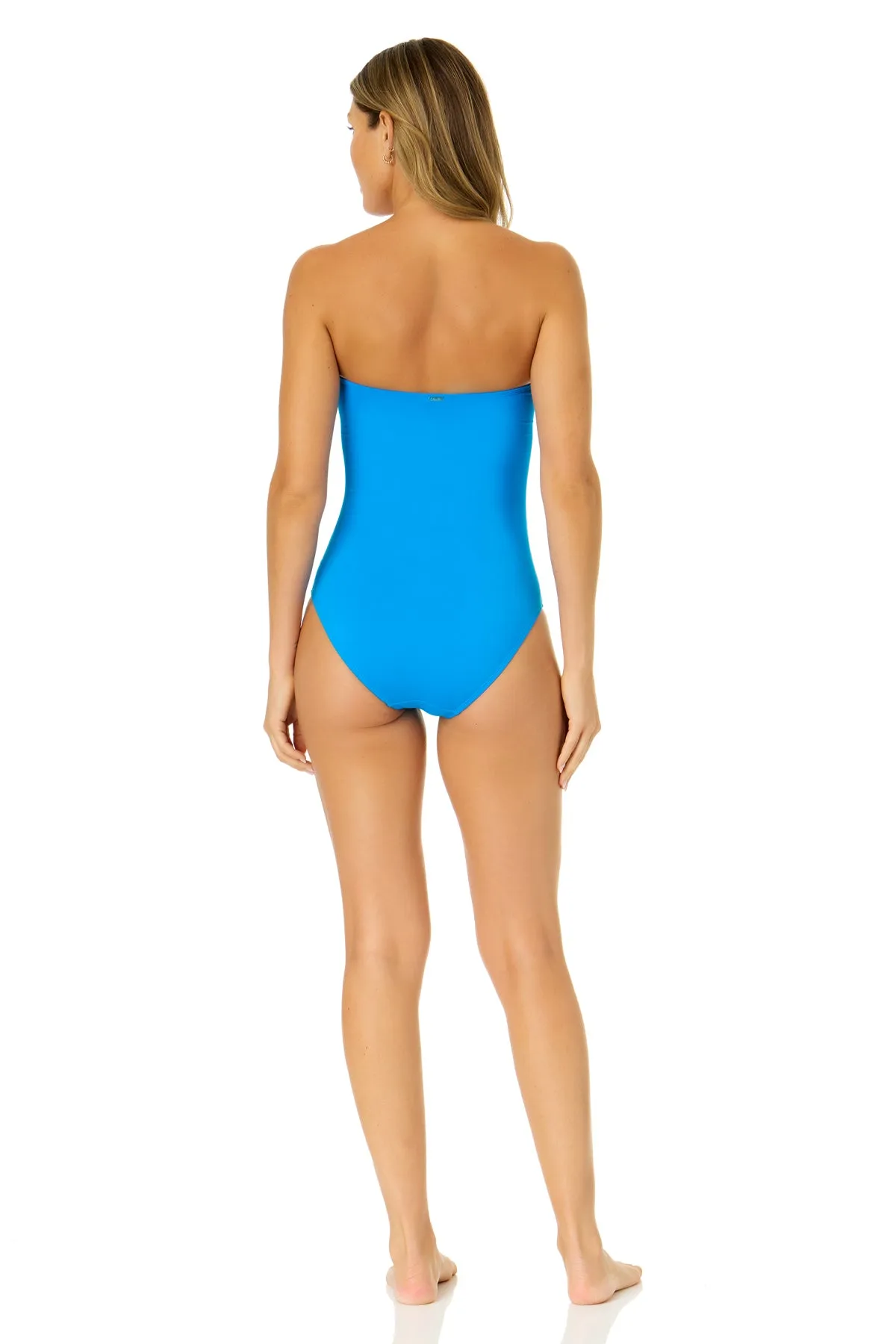 Women's Live In Color Twist Front Shirred One Piece Swimsuit sold by Anne Cole product image thumbnail 4