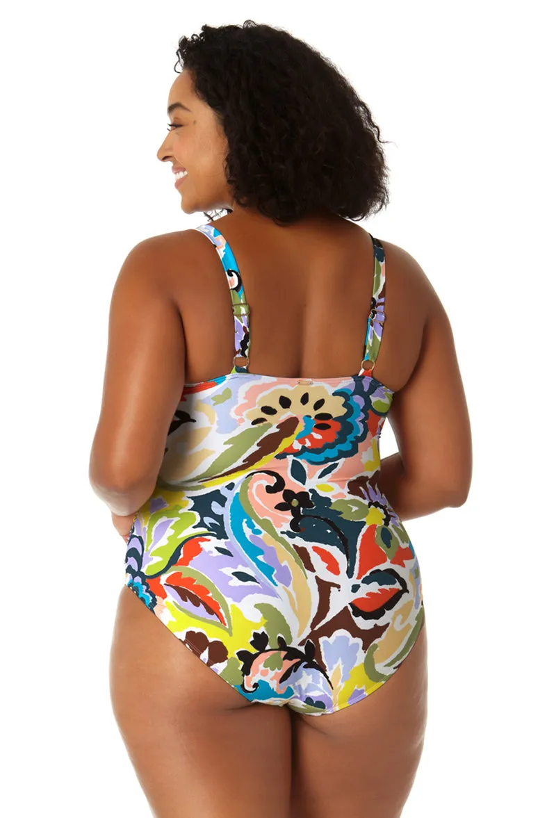 Anne Cole Plus - Women's Shirred Lingerie Maillot One Piece Swimsuit sold by Anne Cole product image thumbnail 2