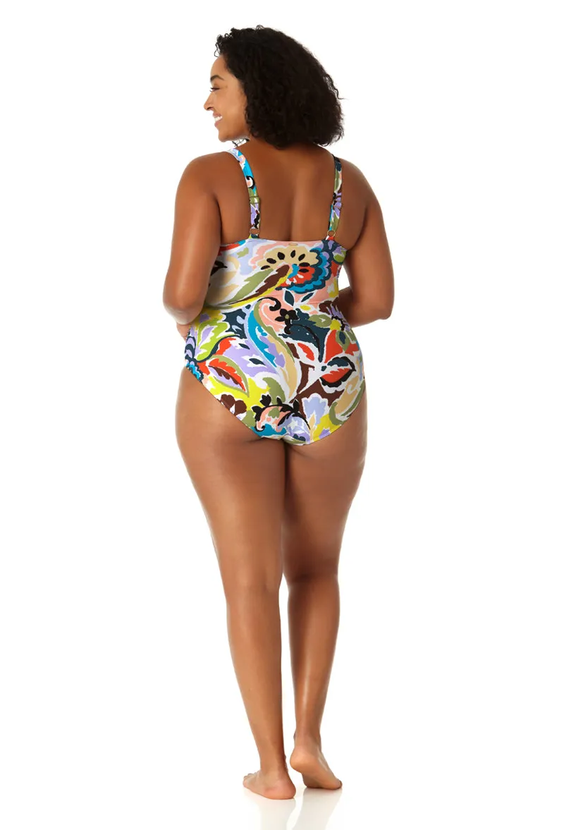 Anne Cole Plus - Women's Shirred Lingerie Maillot One Piece Swimsuit sold by Anne Cole product image thumbnail 3