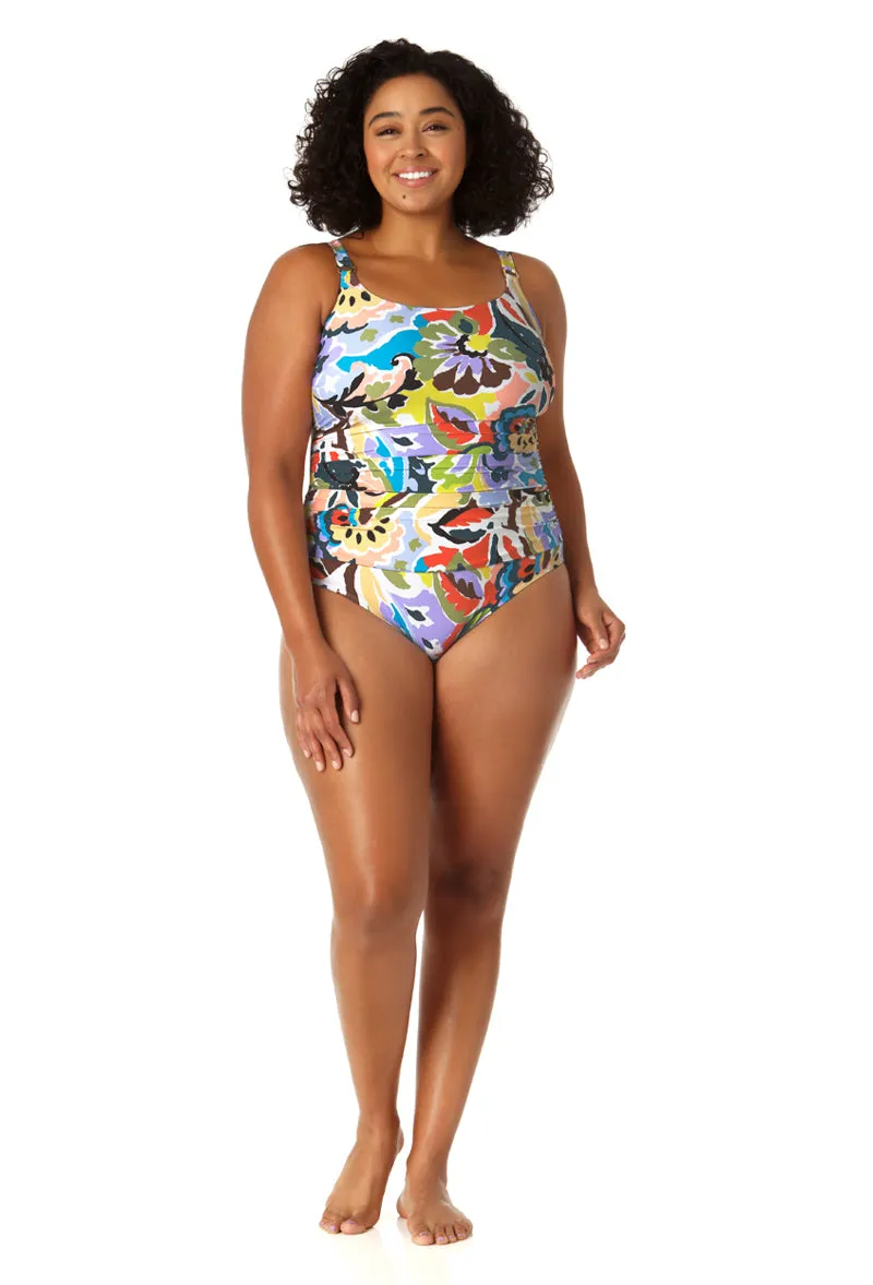 Anne Cole Plus - Women's Shirred Lingerie Maillot One Piece Swimsuit sold by Anne Cole product image thumbnail 4