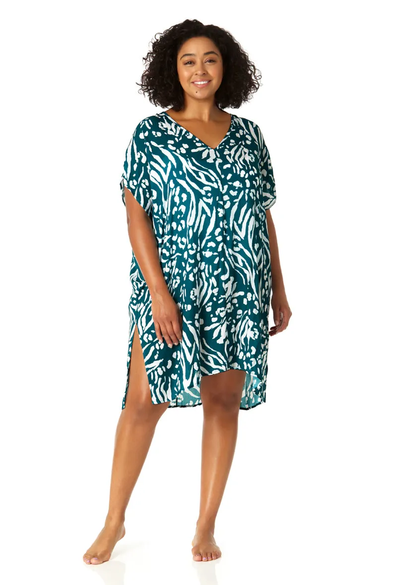 Anne Cole Plus - Women's Easy Tunic Swimsuit Cover Up sold by Anne Cole product image thumbnail 4