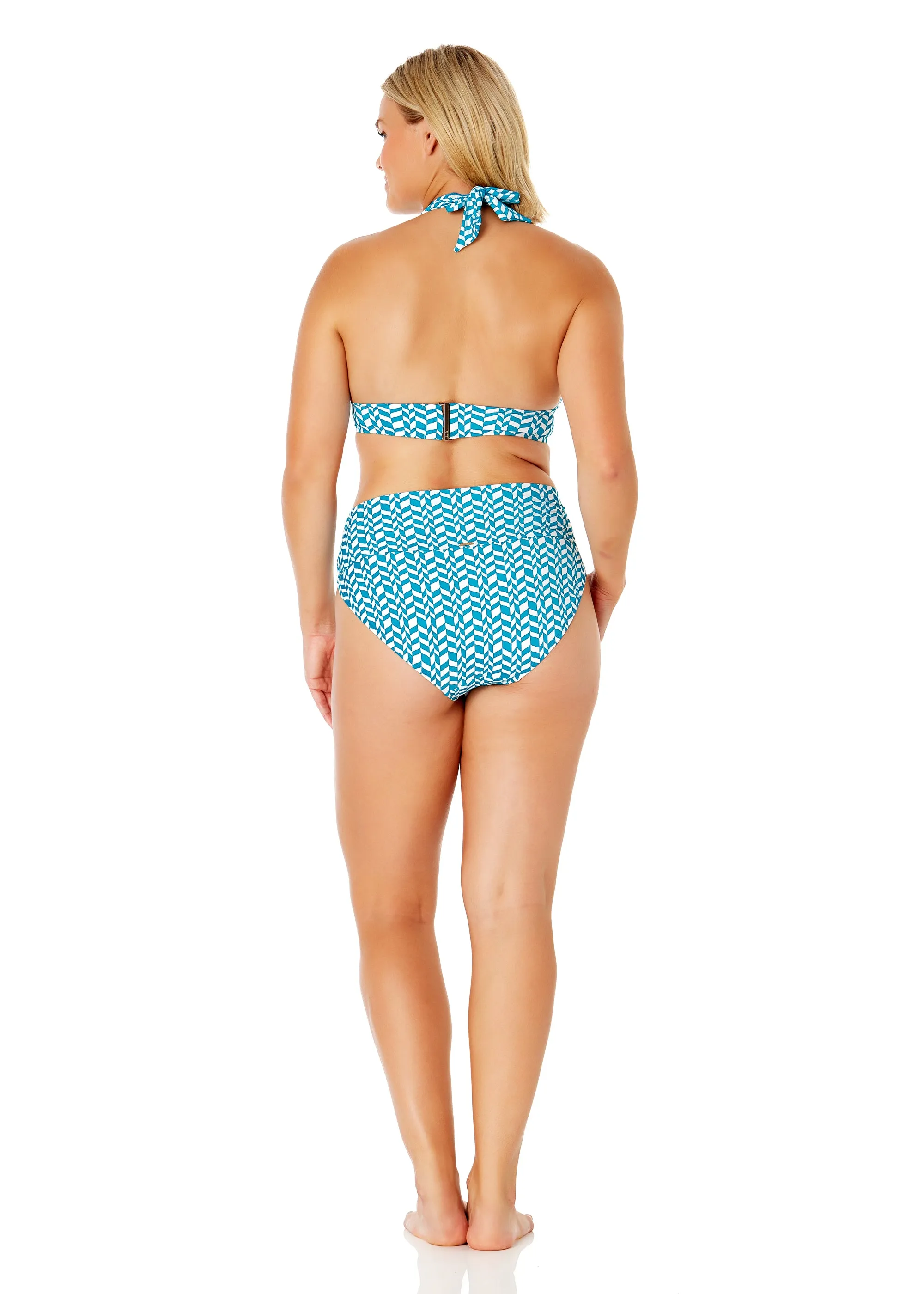 Women's Ripple Geo Halter Bikini Top sold by Anne Cole product image thumbnail 4