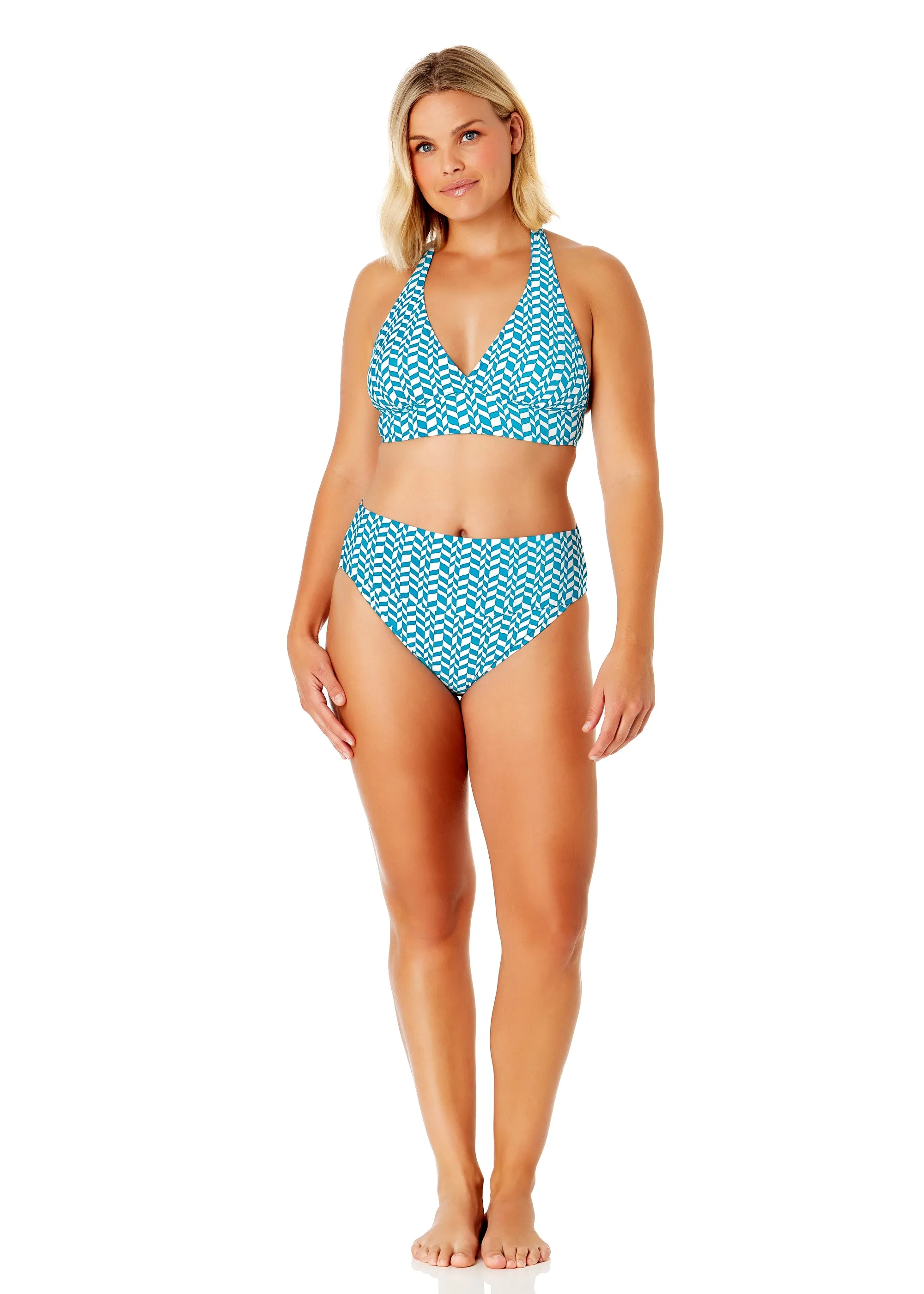 Women's Ripple Geo Halter Bikini Top sold by Anne Cole product image thumbnail 3