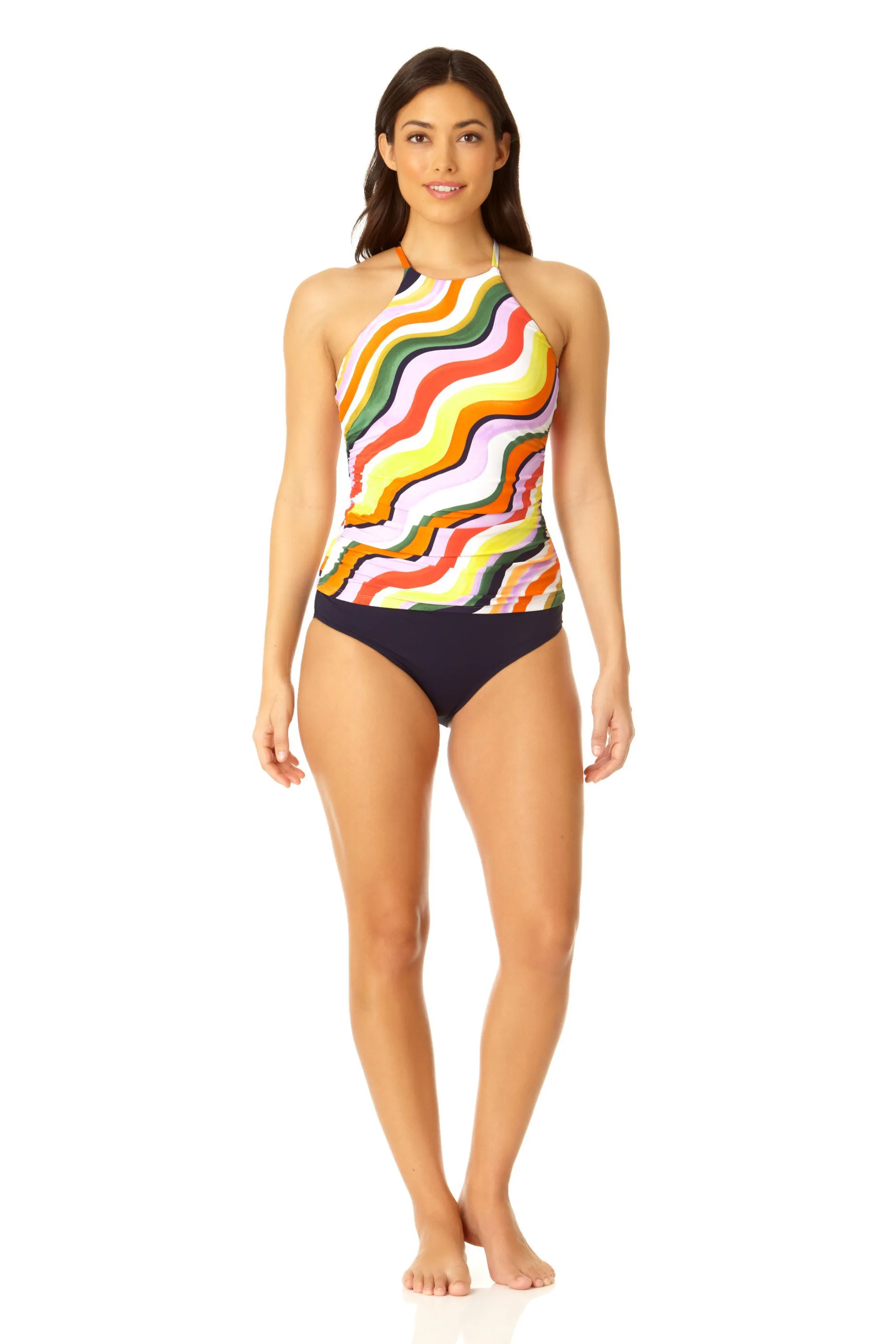 Anne Cole - Women's High Neck Tankini Top sold by Anne Cole product image thumbnail 4