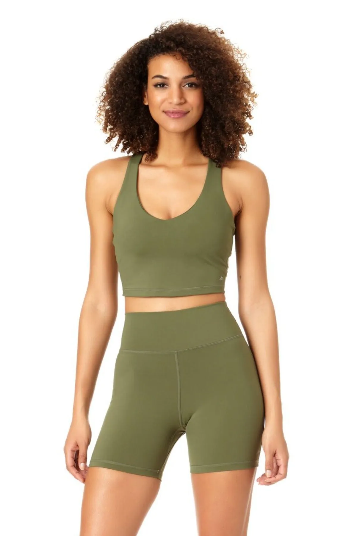 Anne Cole Active - V Neck Crop Top sold by Anne Cole
