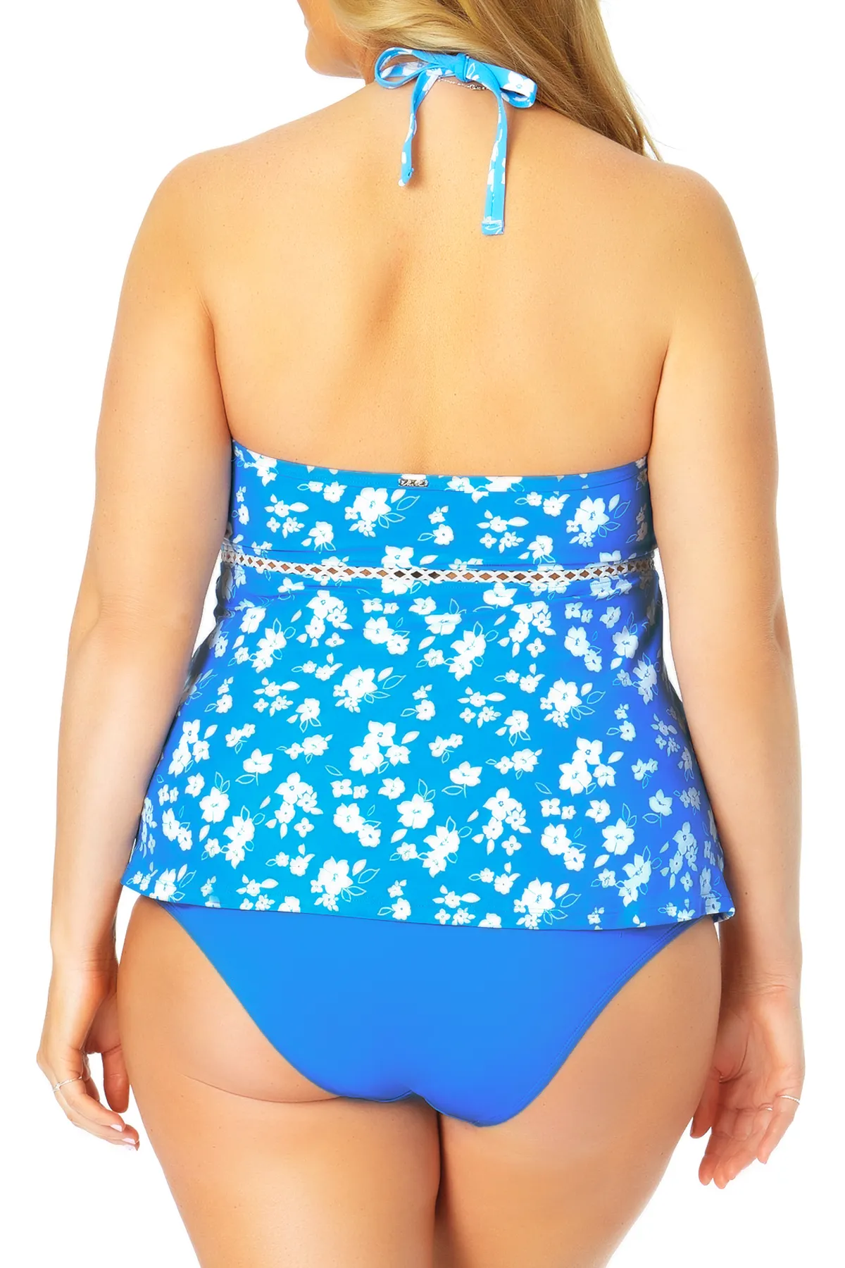Anne Cole Plus - High Neck Keyhole Halter Tankini Top sold by Anne Cole product image thumbnail 2