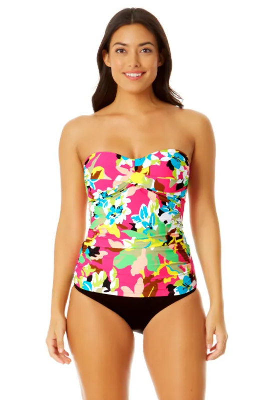 Anne Cole - Women's Twist Front Bandeaukini Swim Top sold by Anne Cole