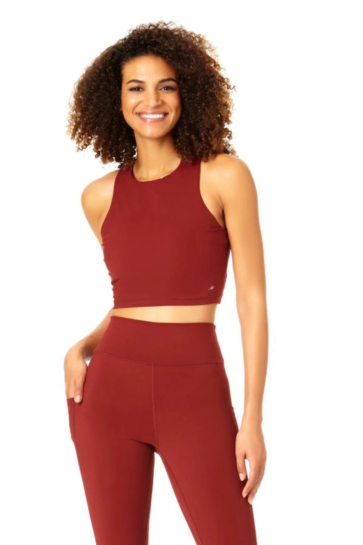 Anne Cole Active - Women's High Neck Crop Top sold by Anne Cole