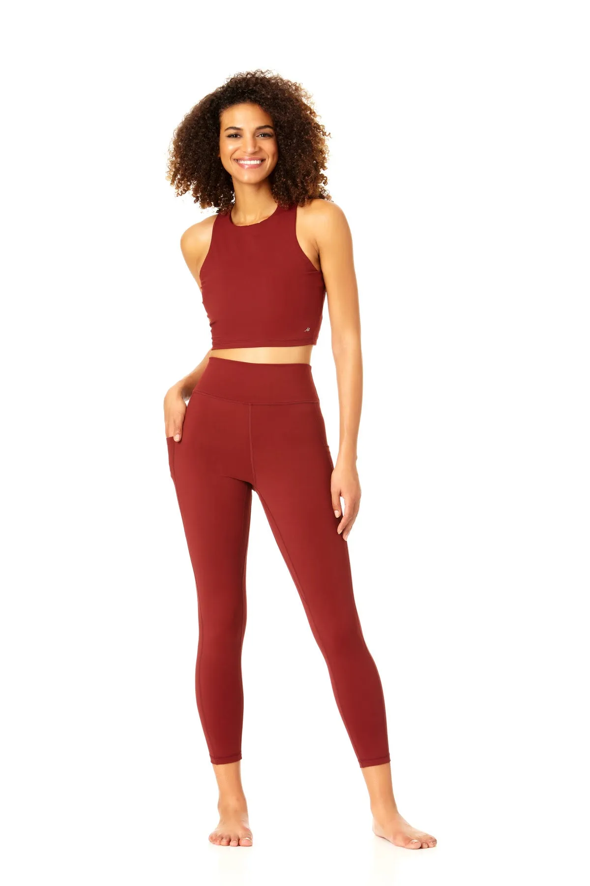 Anne Cole Active - Women's High Neck Crop Top sold by Anne Cole product image thumbnail 3