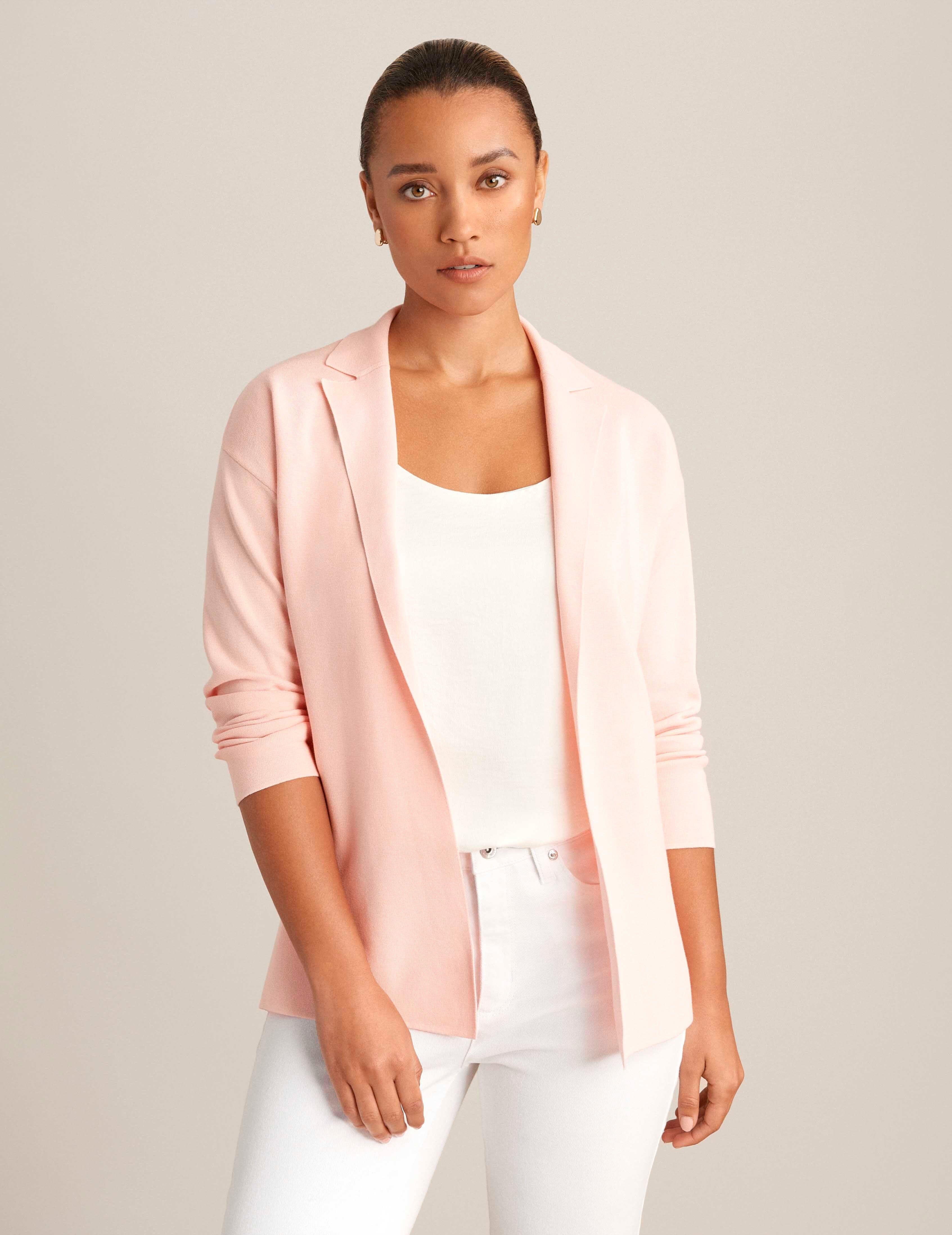 Collared Sweater Jacket sold by Anne Klein