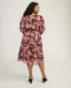 Plus Size Floral Print Elastic Waist Dress- Sale sold by Anne Klein