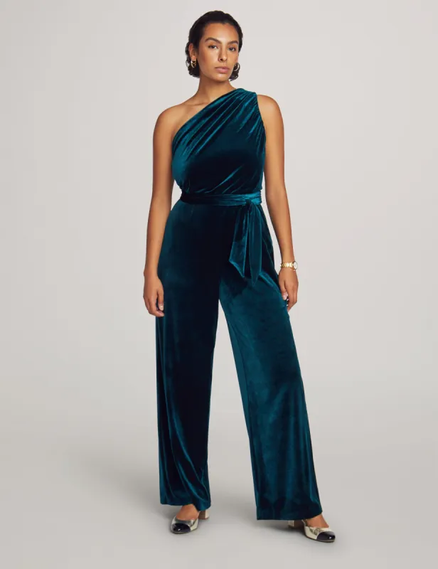 One Shoulder Jumpsuit sold by Anne Klein