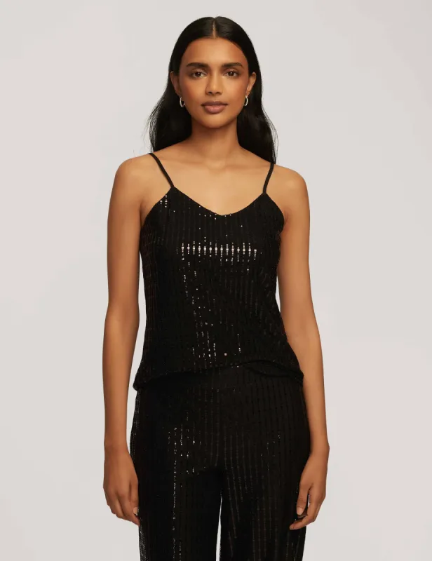 Linear Shine Vneck Cami- Sale sold by Anne Klein