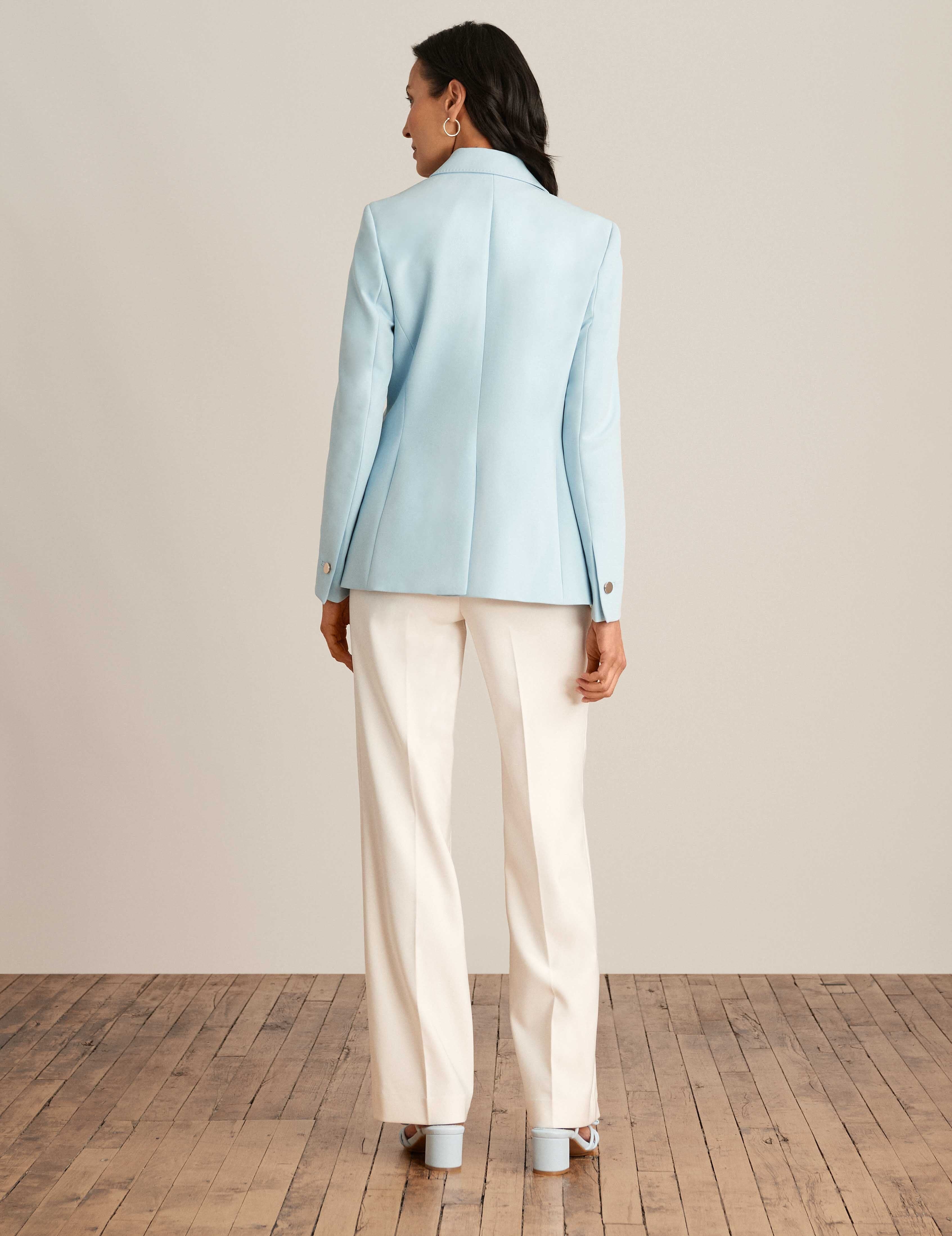 Anne Stretch One Button Notch Collar Jacket sold by Anne Klein product image thumbnail 2