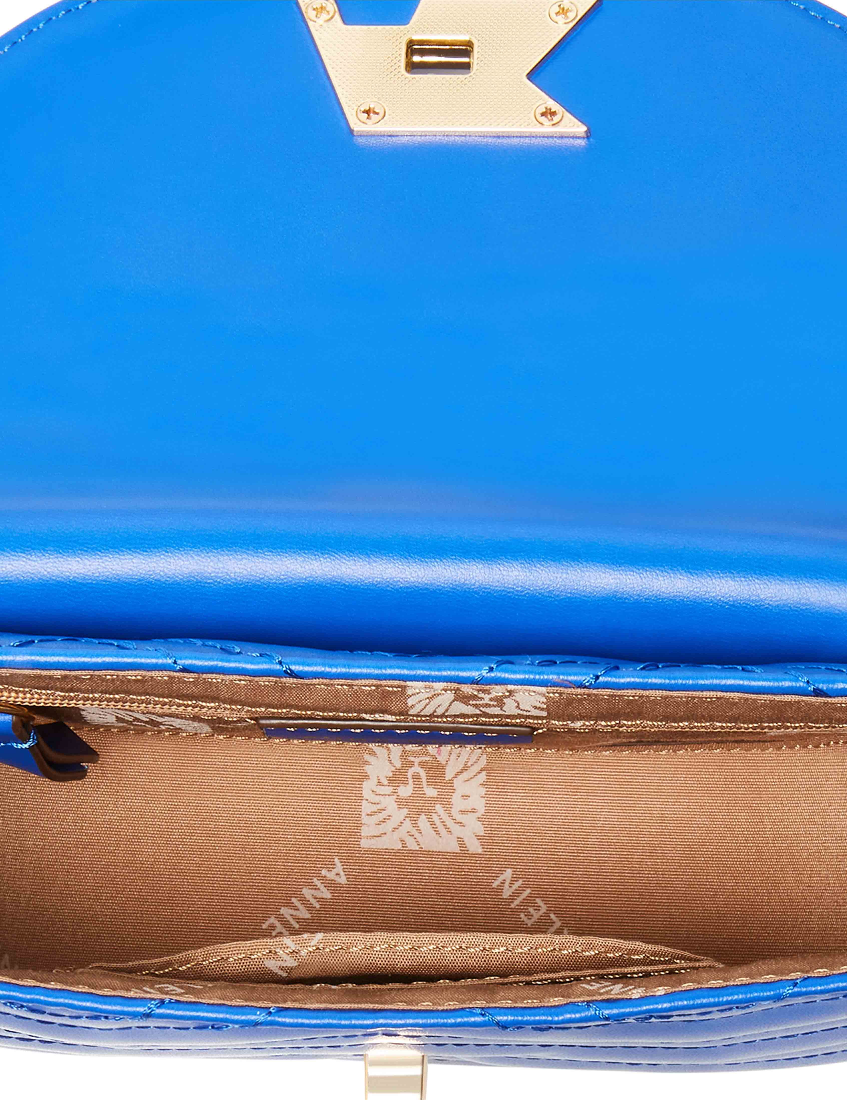 Mini Convertible Quilted Shoulder Bag With Turn Lock sold by Anne Klein product image thumbnail 4