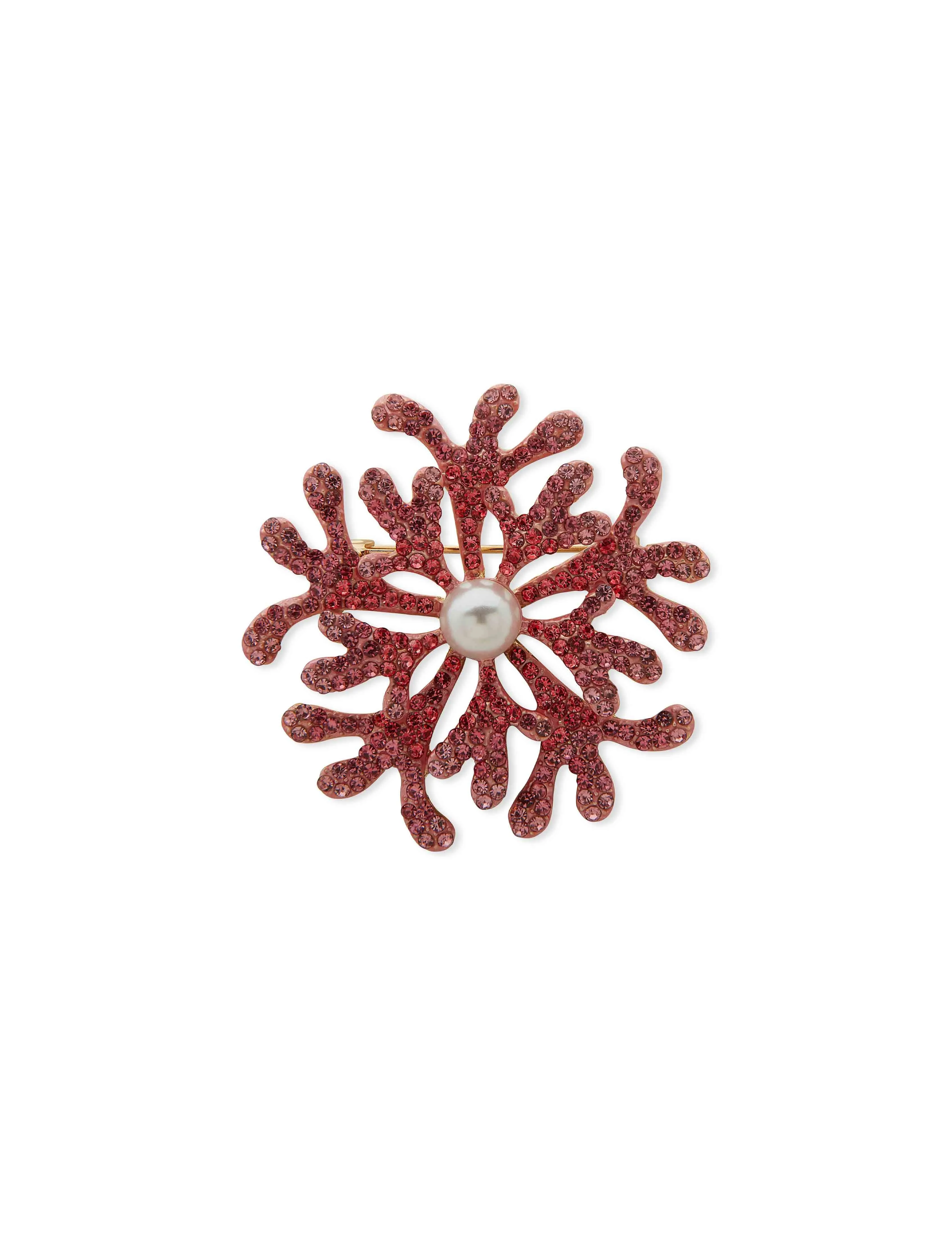 Boxed Gold Sea Coral Pin sold by Anne Klein