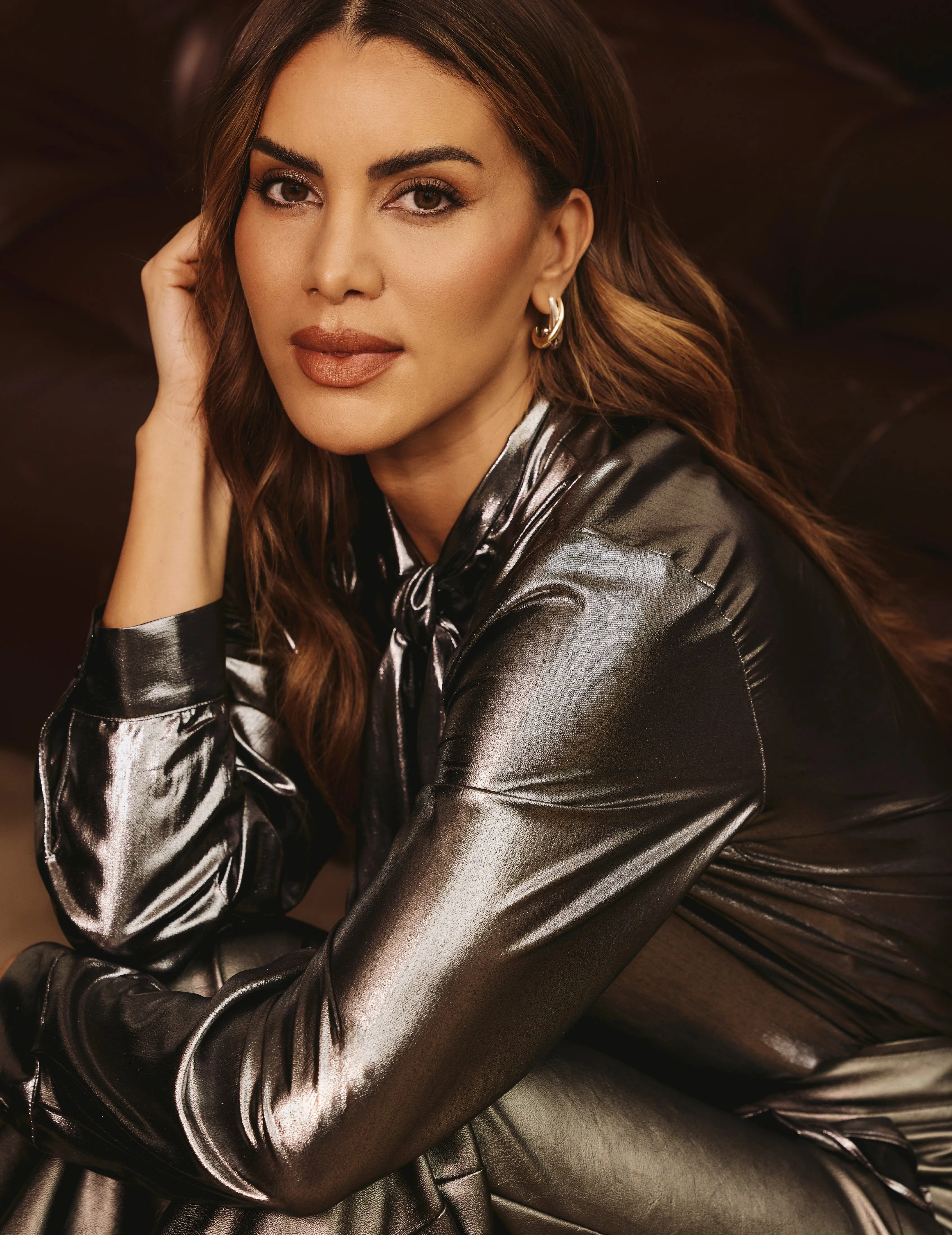 Long Sleeve Tie Neck Blouse sold by Anne Klein