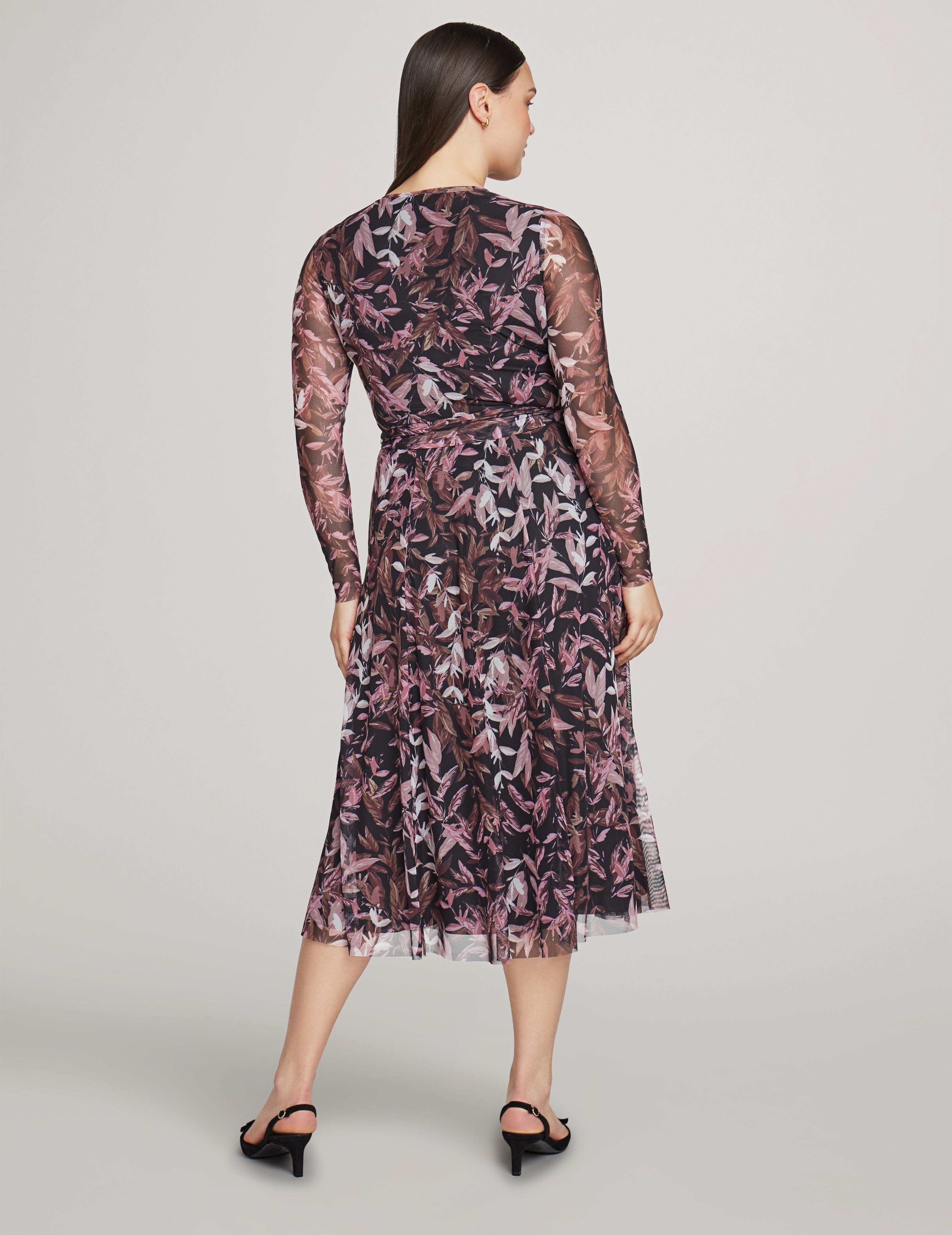 Mesh Tie Waist Midi Dress sold by Anne Klein product image thumbnail 2