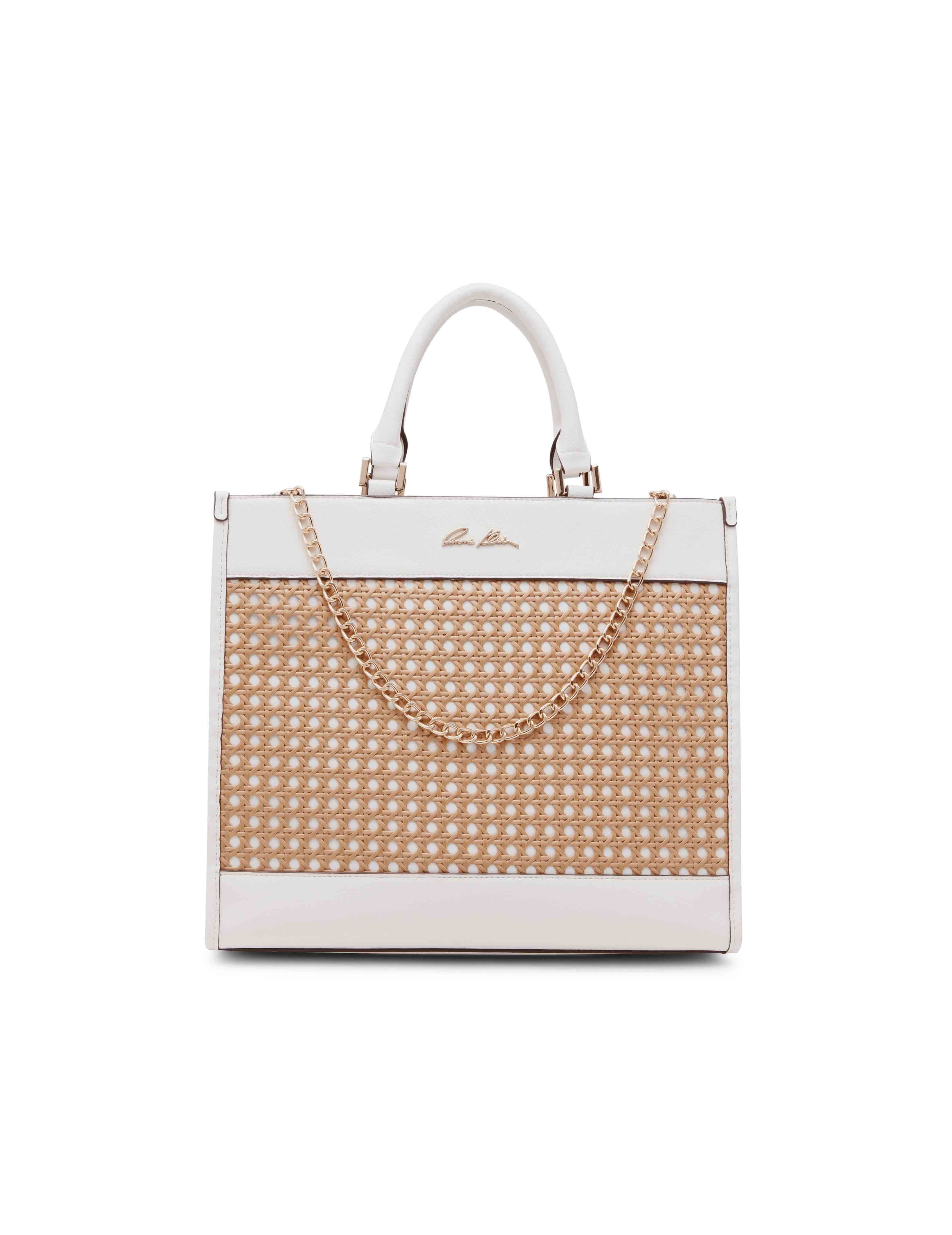Large Caining Tote With Chain Swag sold by Anne Klein