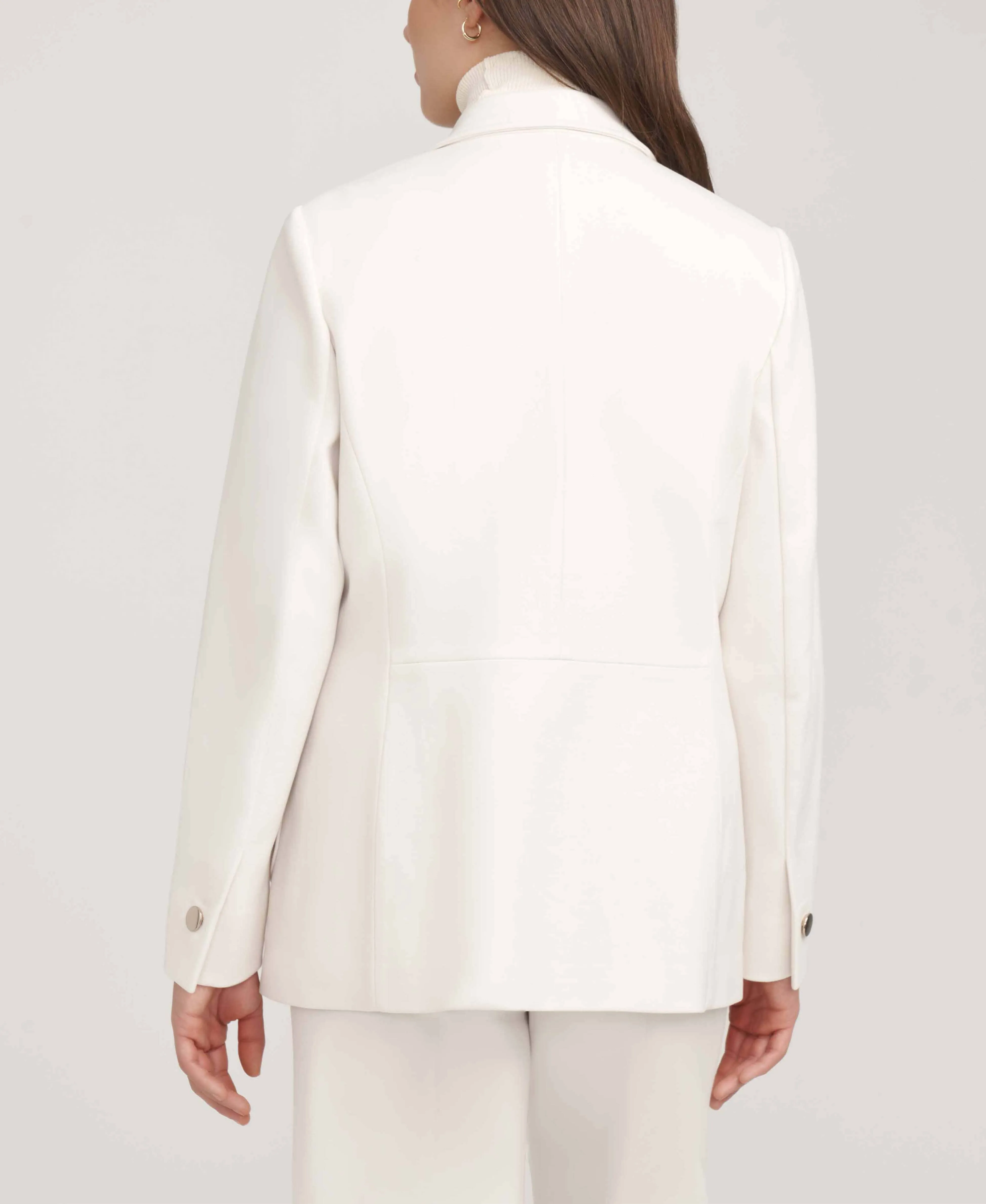 Faux Double Breasted Jacket With Patch Pockets- Sale sold by Anne Klein product image thumbnail 3