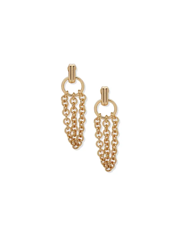 Shaky Chain Drop Earring sold by Anne Klein
