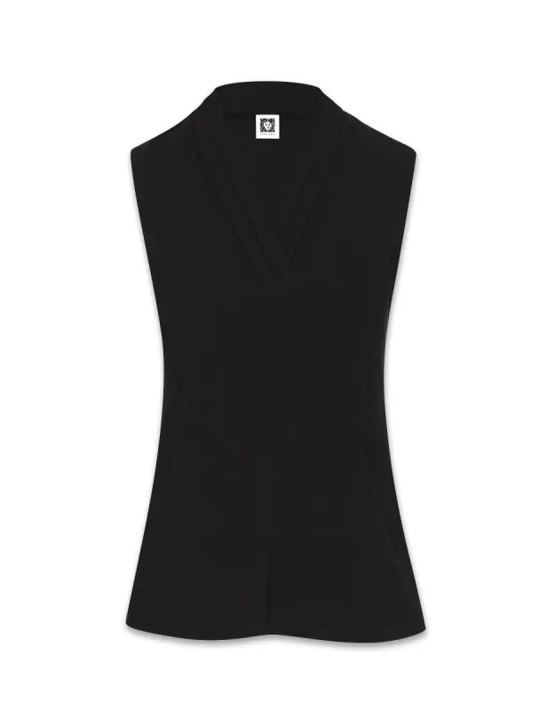 V-Neck Triple Pleat Top- Sale sold by Anne Klein