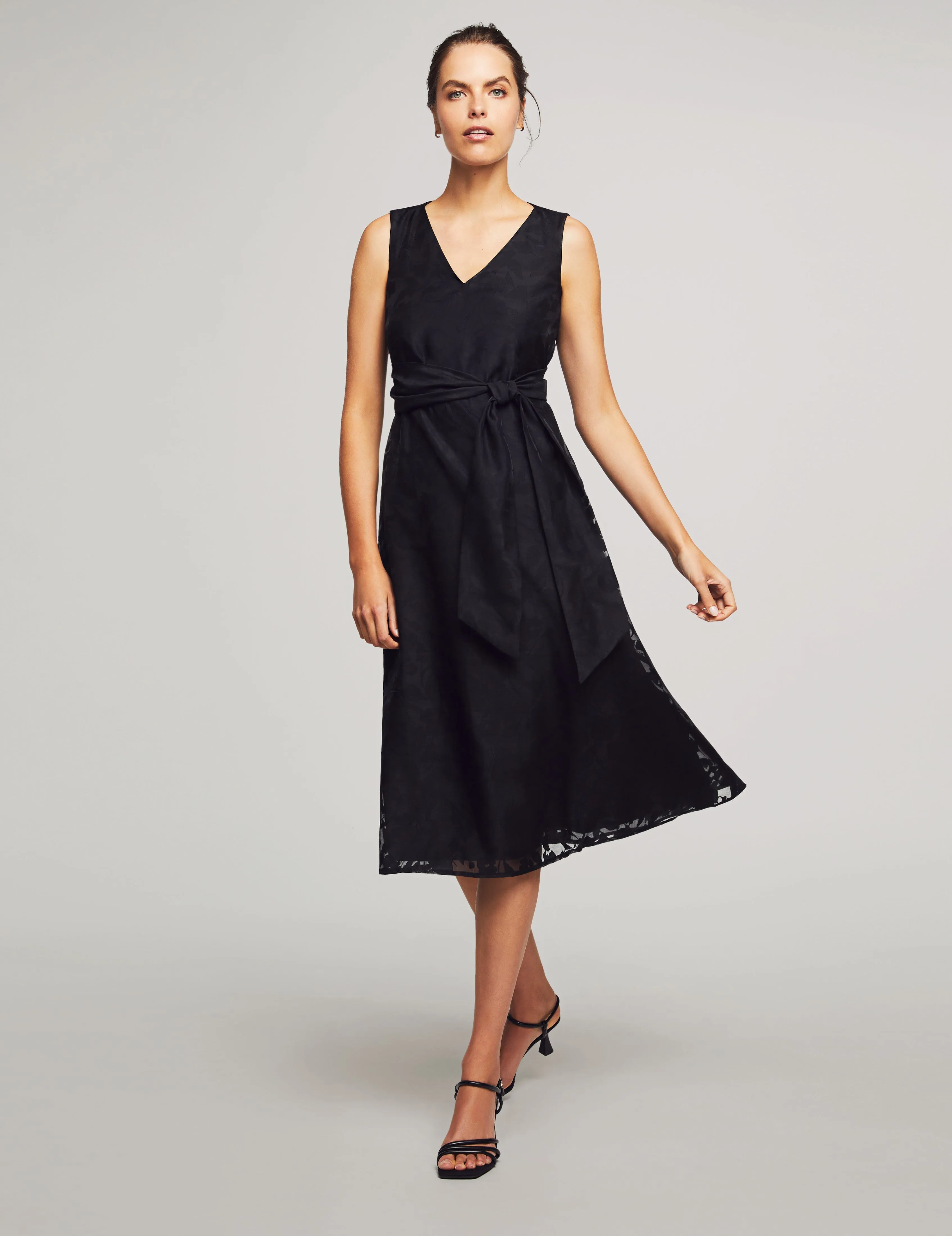 Midi Dress With Attached Sash- Sale sold by Anne Klein