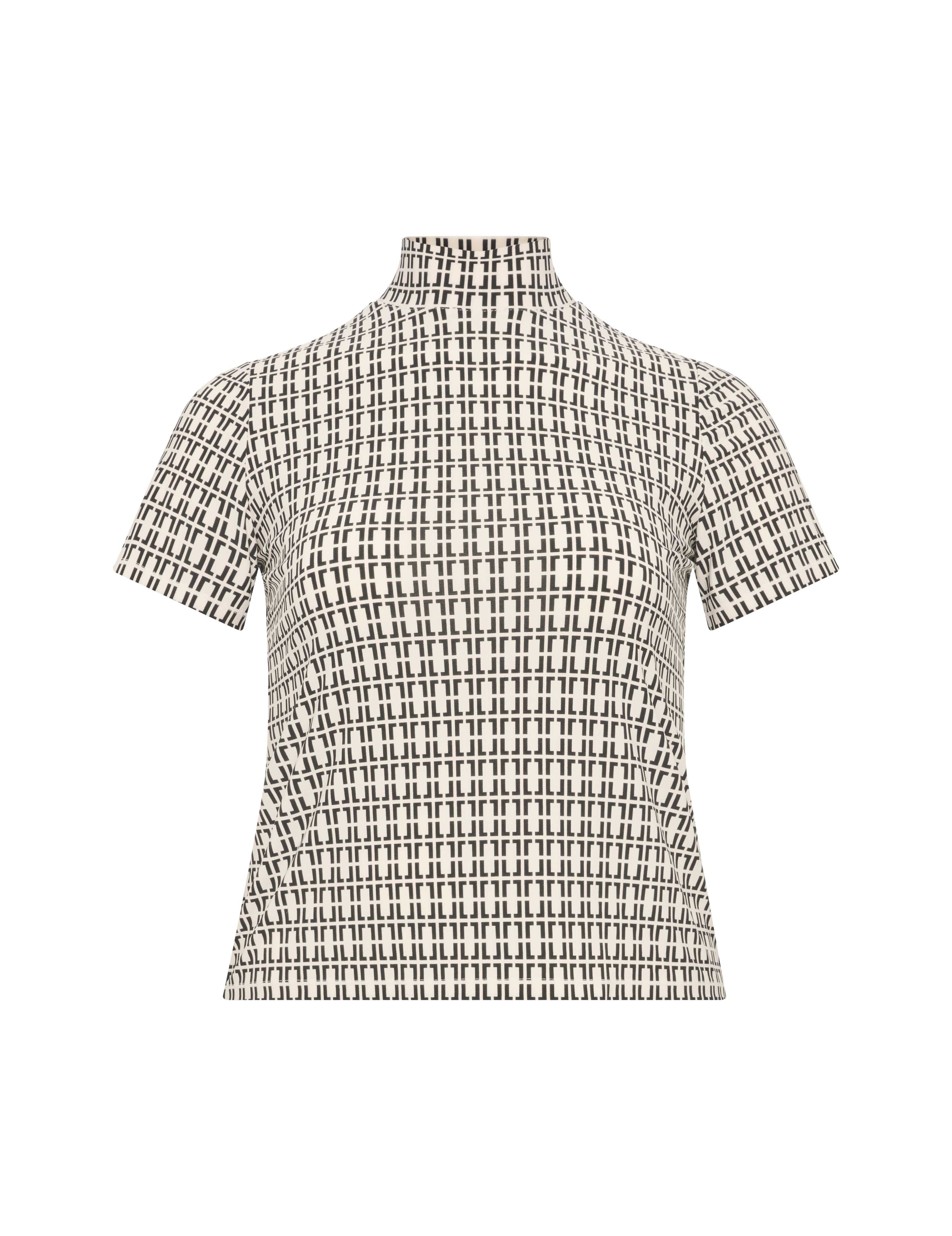 Plus Size Chainlink Mock Neck Top sold by Anne Klein product image thumbnail 3