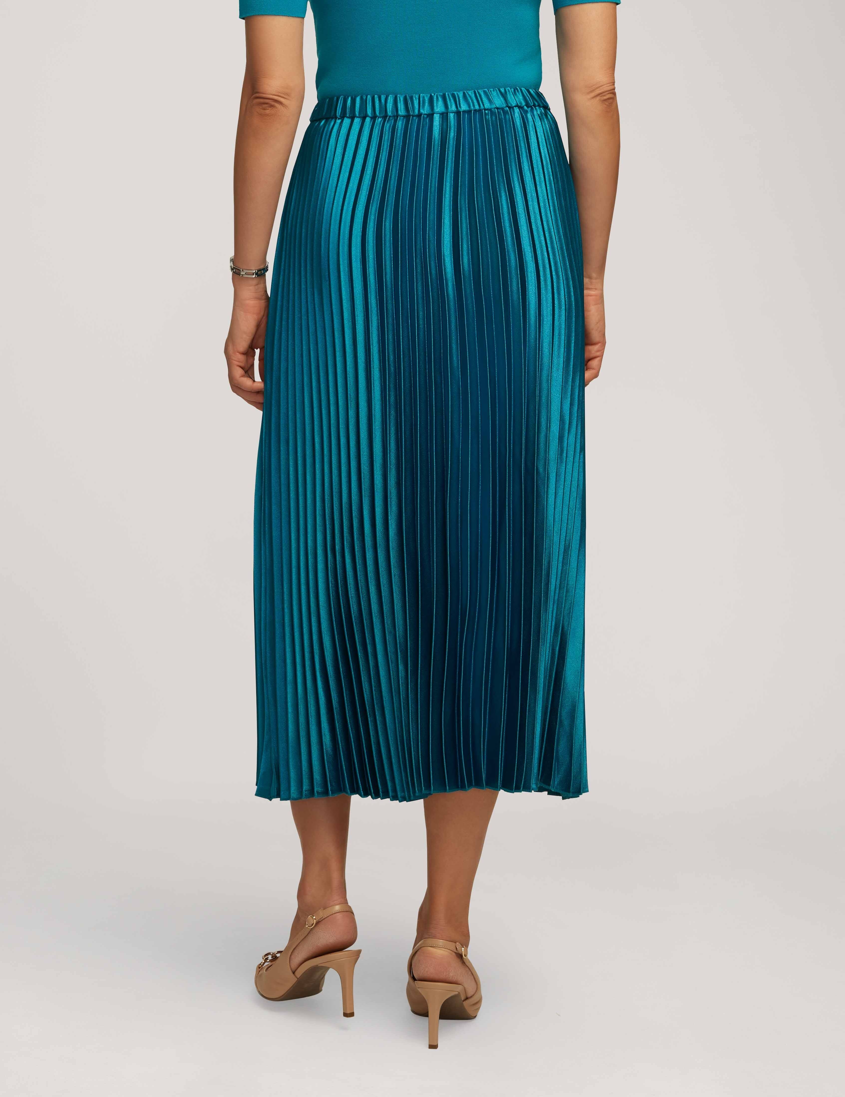 Pull On Pleated Skirt Satin Crepe- Sale sold by Anne Klein product image thumbnail 2