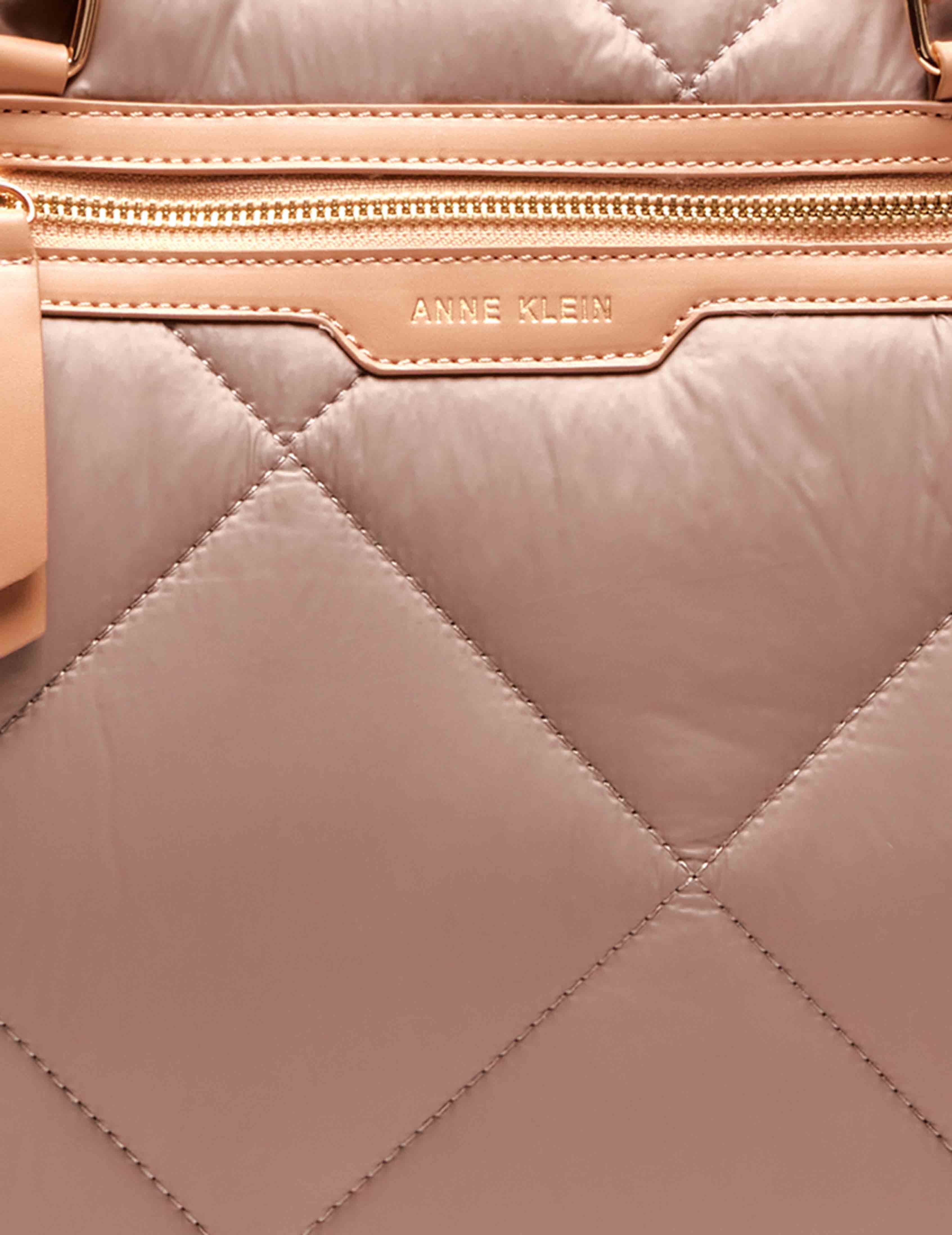 Large Quilted Nylon Tote With Pouch sold by Anne Klein product image thumbnail 4