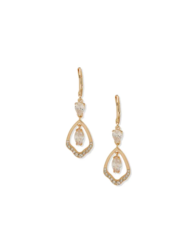 Orbital Stone Crystal Earrings sold by Anne Klein
