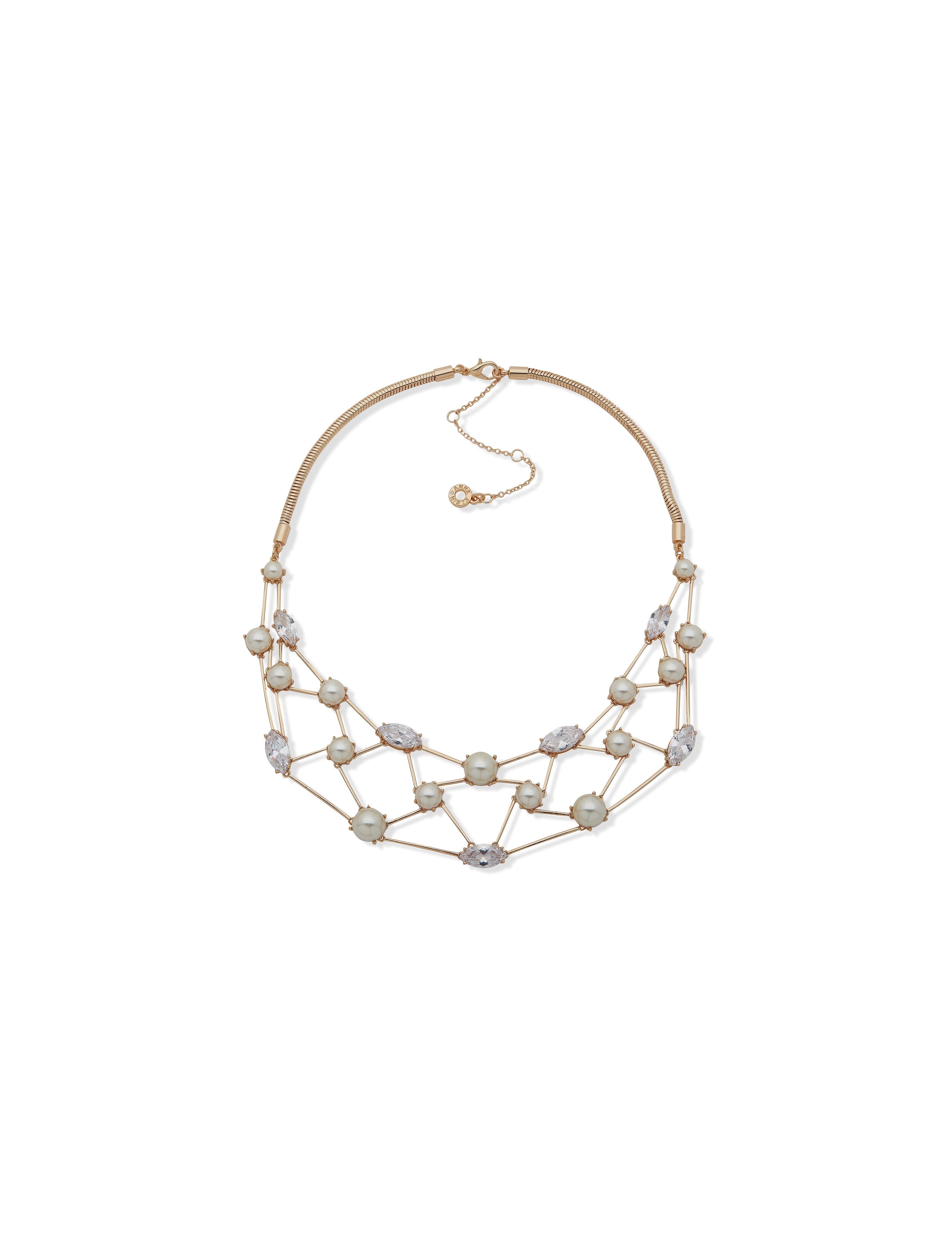 Pearl Statement Necklace sold by Anne Klein
