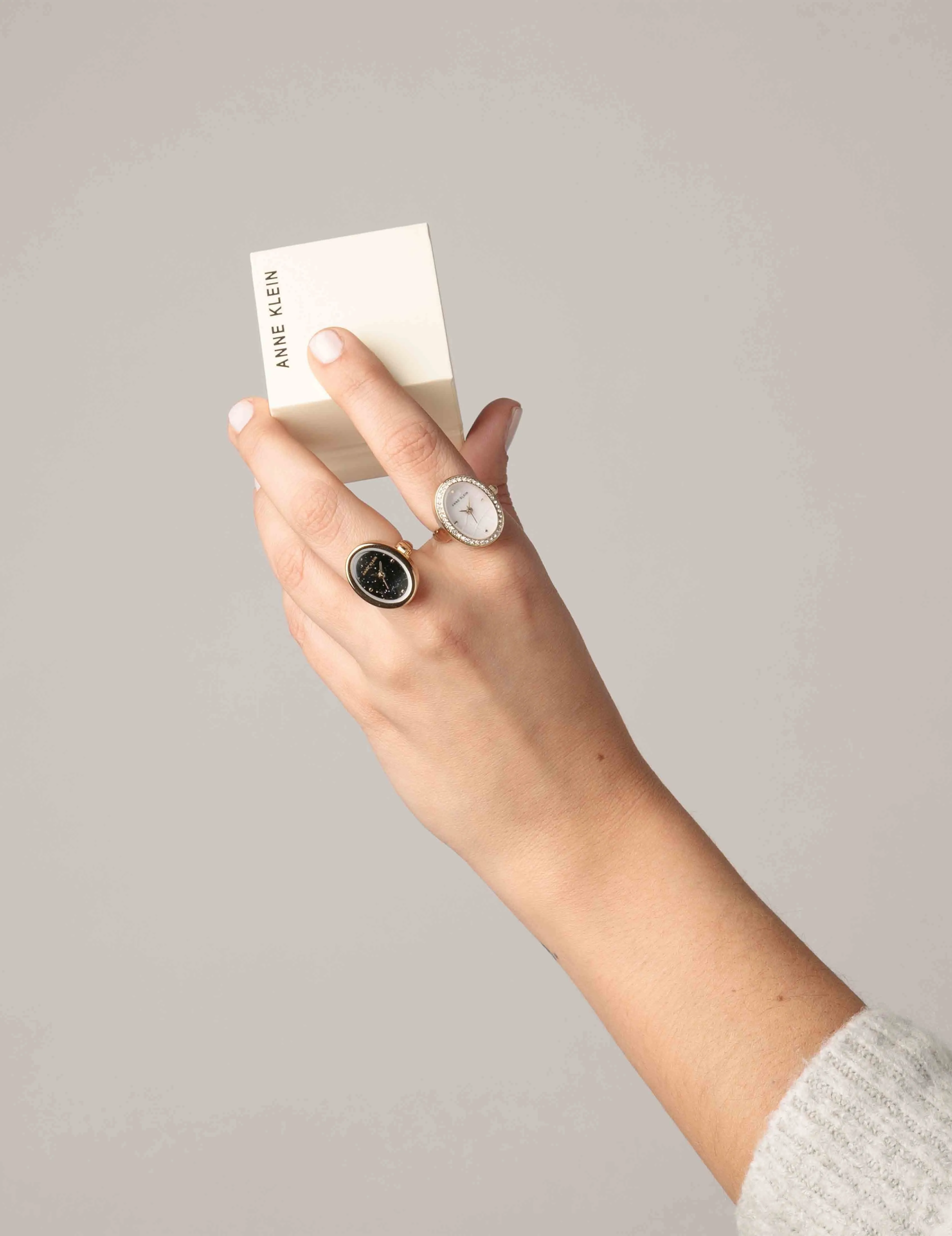 Crystal Bezel Ring Watch sold by Anne Klein product image thumbnail 5