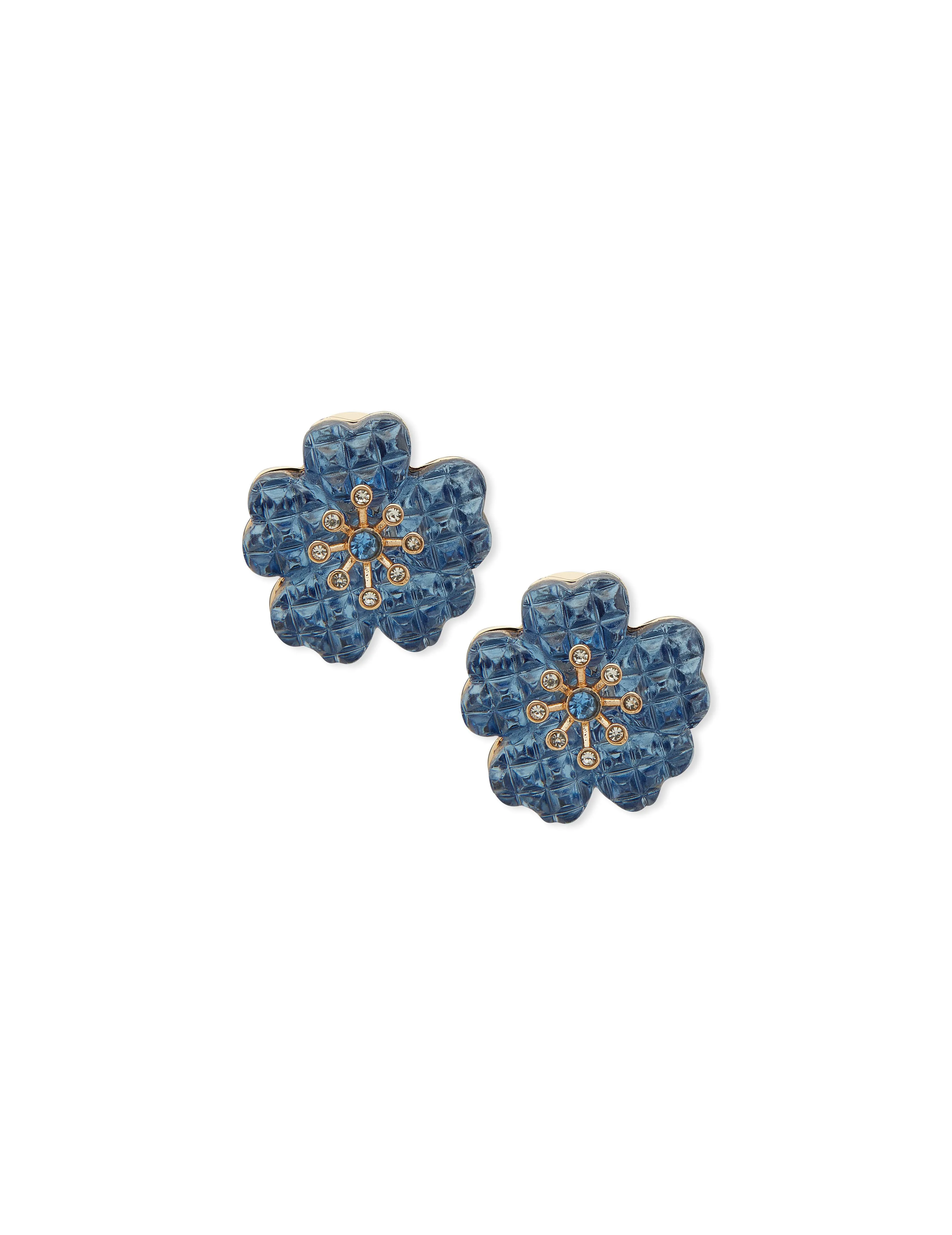 Flower Motif Clip on Earrings sold by Anne Klein
