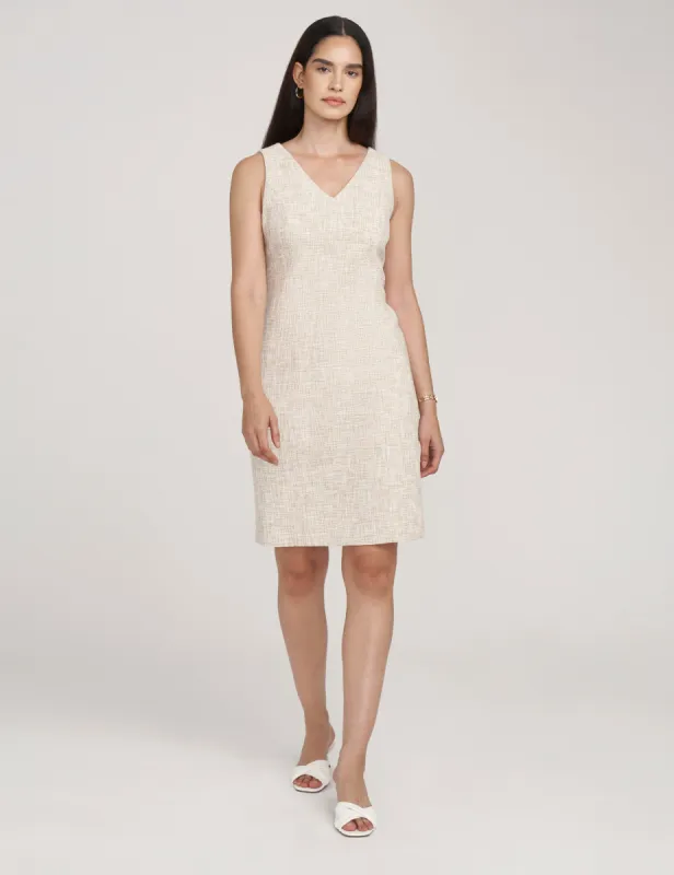 V-Neck Sheath Dress- Sale sold by Anne Klein