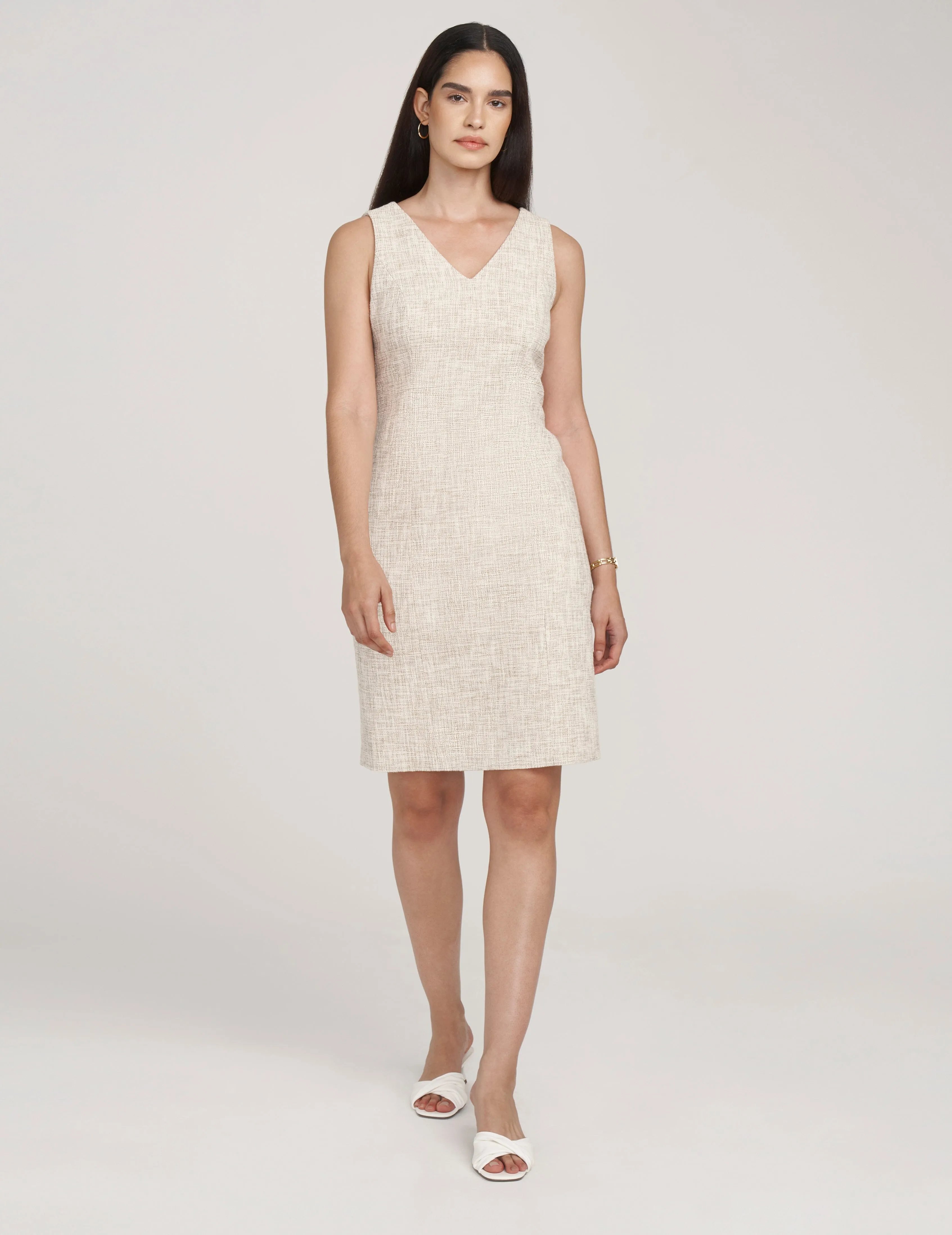 V-Neck Sheath Dress- Sale sold by Anne Klein