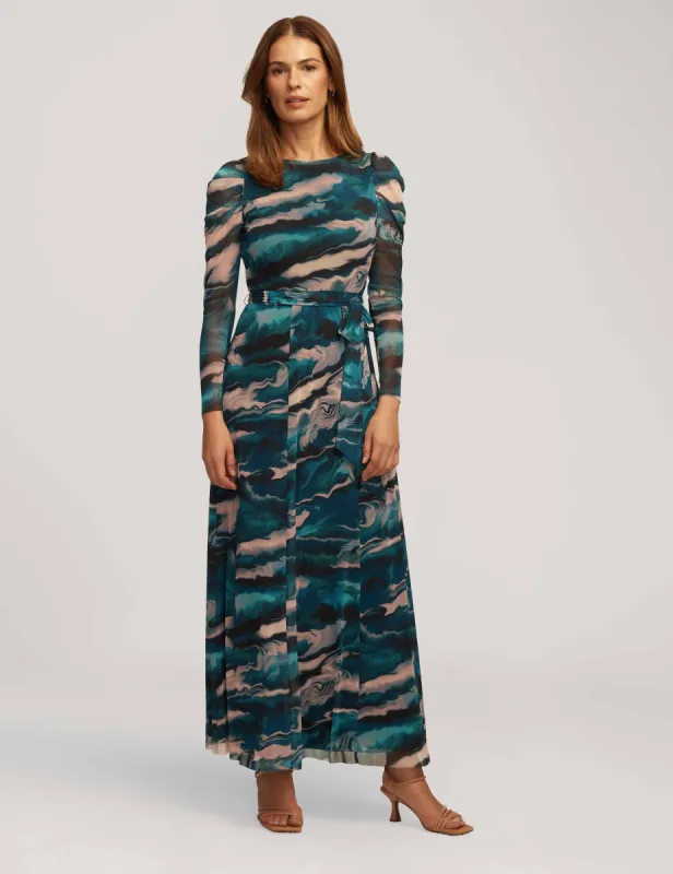 Puff Sleeve Maxi Dress- Sale sold by Anne Klein